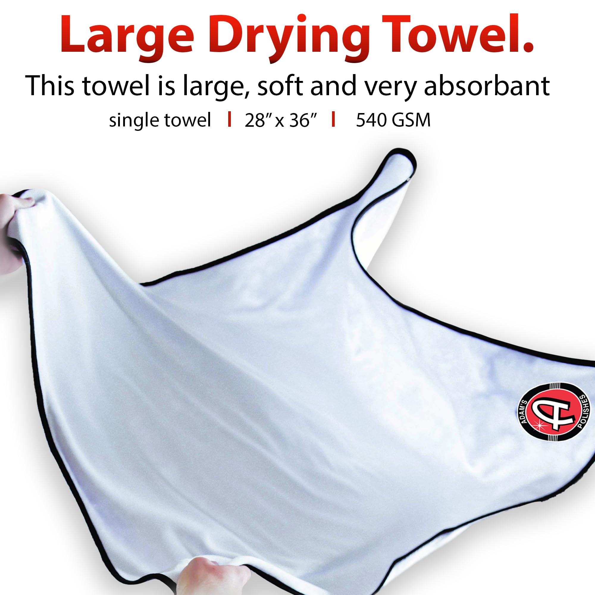 Adam's 5 Gallon Bucket-O-Towels (67pk) - Premium Microfiber Car Detailing Towels for Washing, Drying, Polishing, Car Wax, Ceramic Coating, Shop & Home Cleaning - Image 3