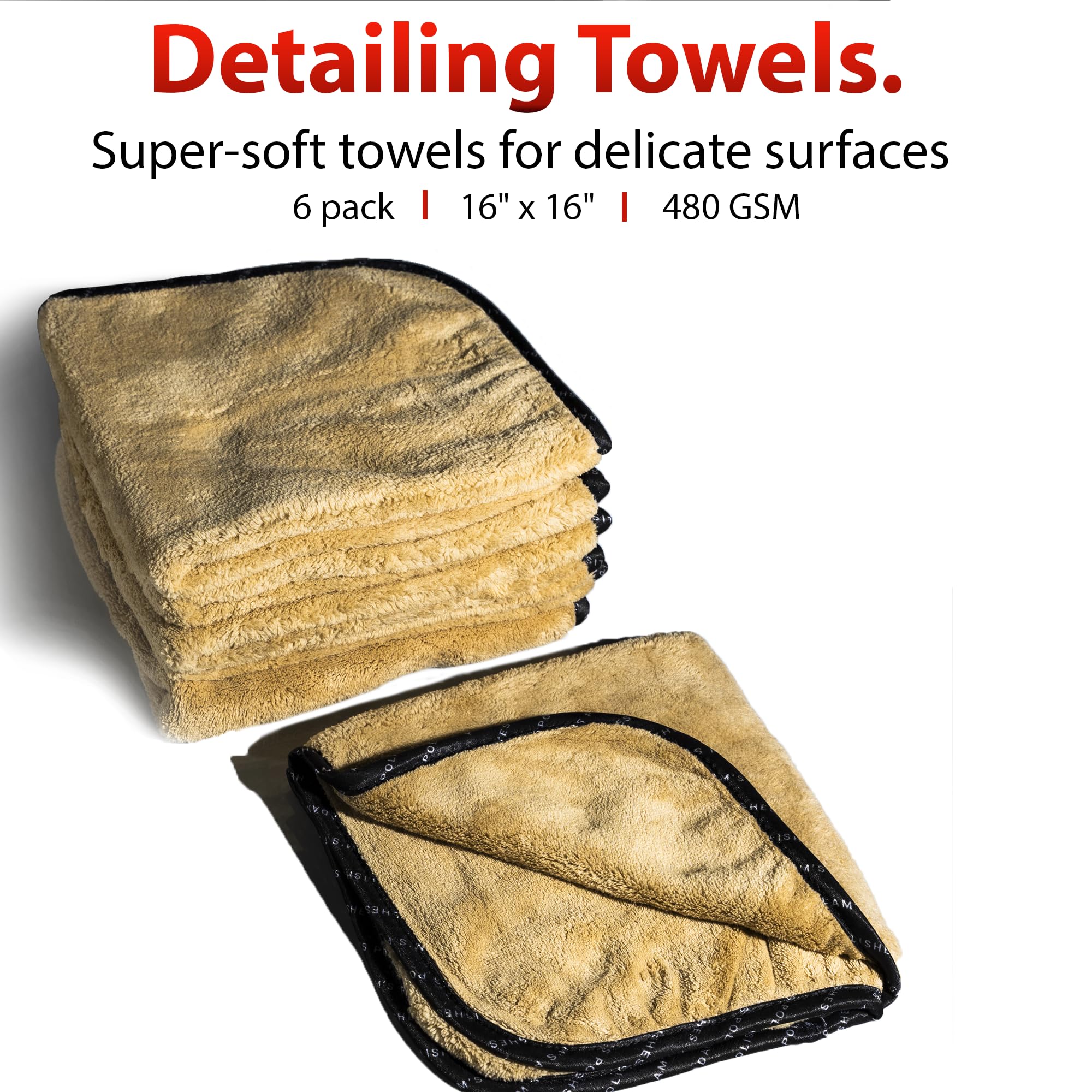 Adam's 5 Gallon Bucket-O-Towels (67pk) - Premium Microfiber Car Detailing Towels for Washing, Drying, Polishing, Car Wax, Ceramic Coating, Shop & Home Cleaning - Image 4