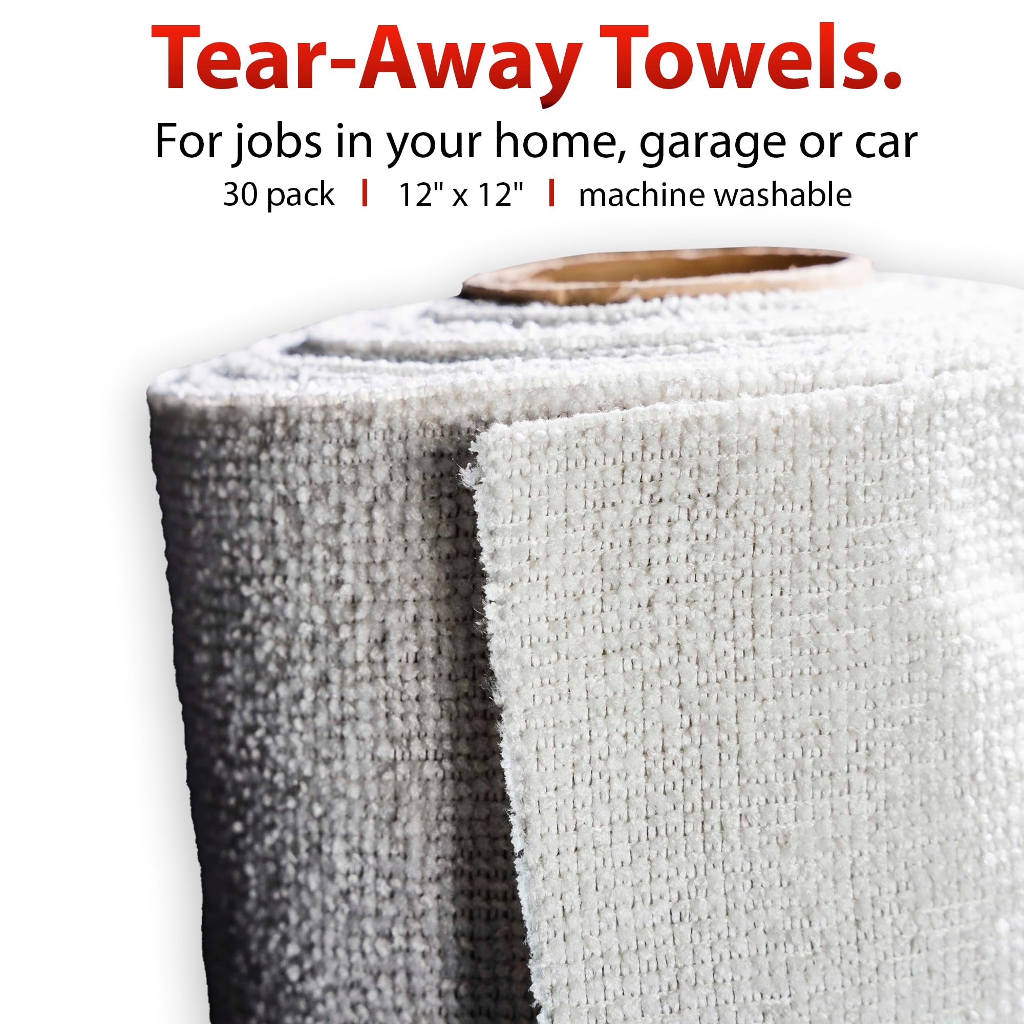 Adam's 5 Gallon Bucket-O-Towels (67pk) - Premium Microfiber Car Detailing Towels for Washing, Drying, Polishing, Car Wax, Ceramic Coating, Shop & Home Cleaning - Image 5