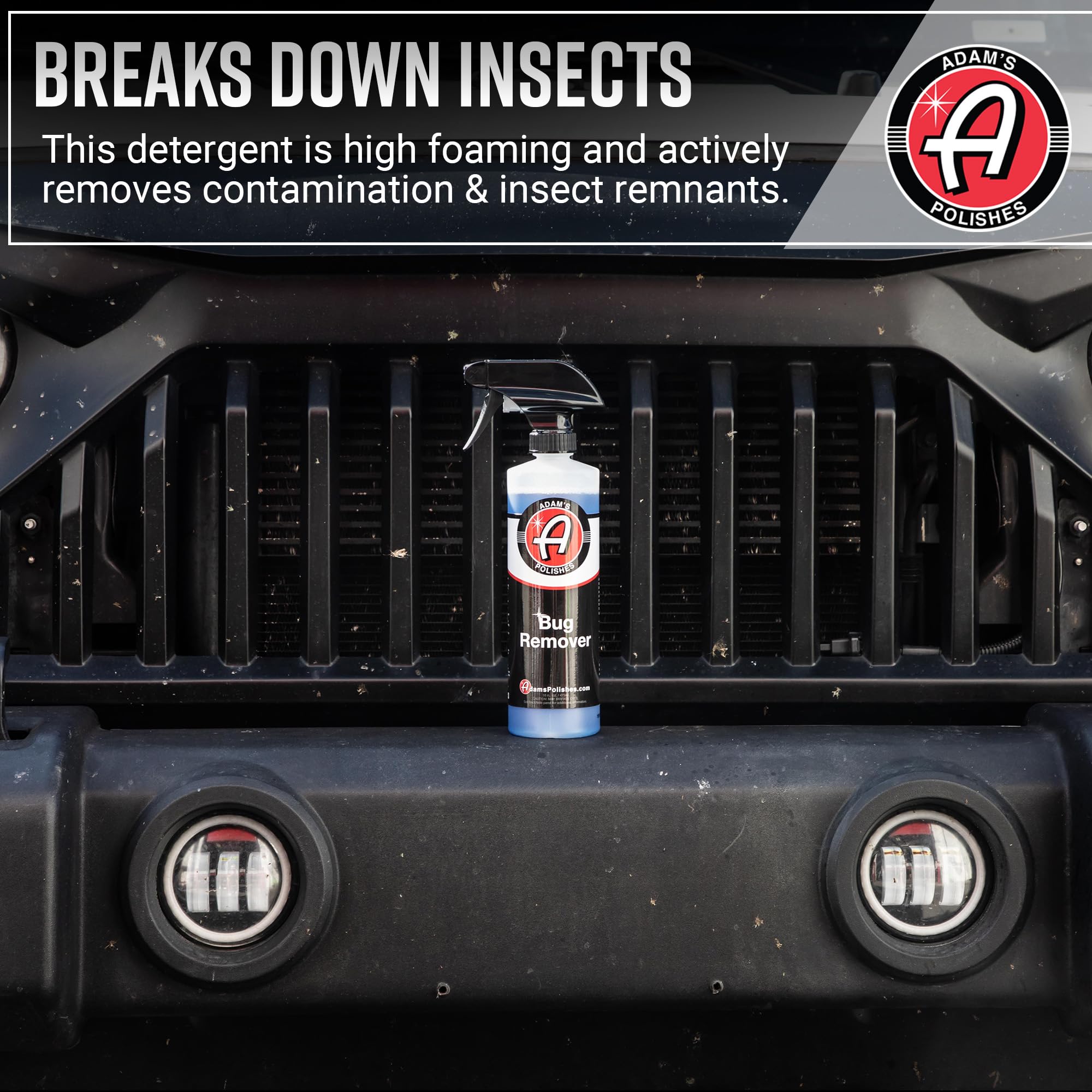 Adam's Bug Remover Gallon - Effectively Remove Contaminants From Car Paint, Windows or Bumper Parts & Accessories After Travel Road Trip - Spray During Car Wash or Dry - Dissolves On Contact - Image 3