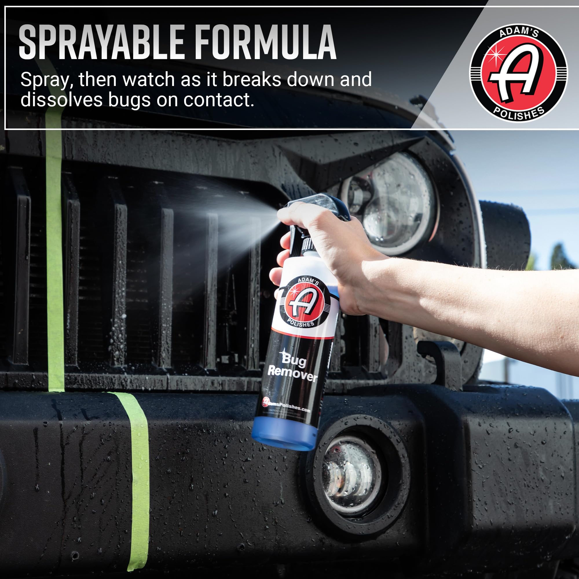 Adam's Bug Remover Gallon - Effectively Remove Contaminants From Car Paint, Windows or Bumper Parts & Accessories After Travel Road Trip - Spray During Car Wash or Dry - Dissolves On Contact - Image 4