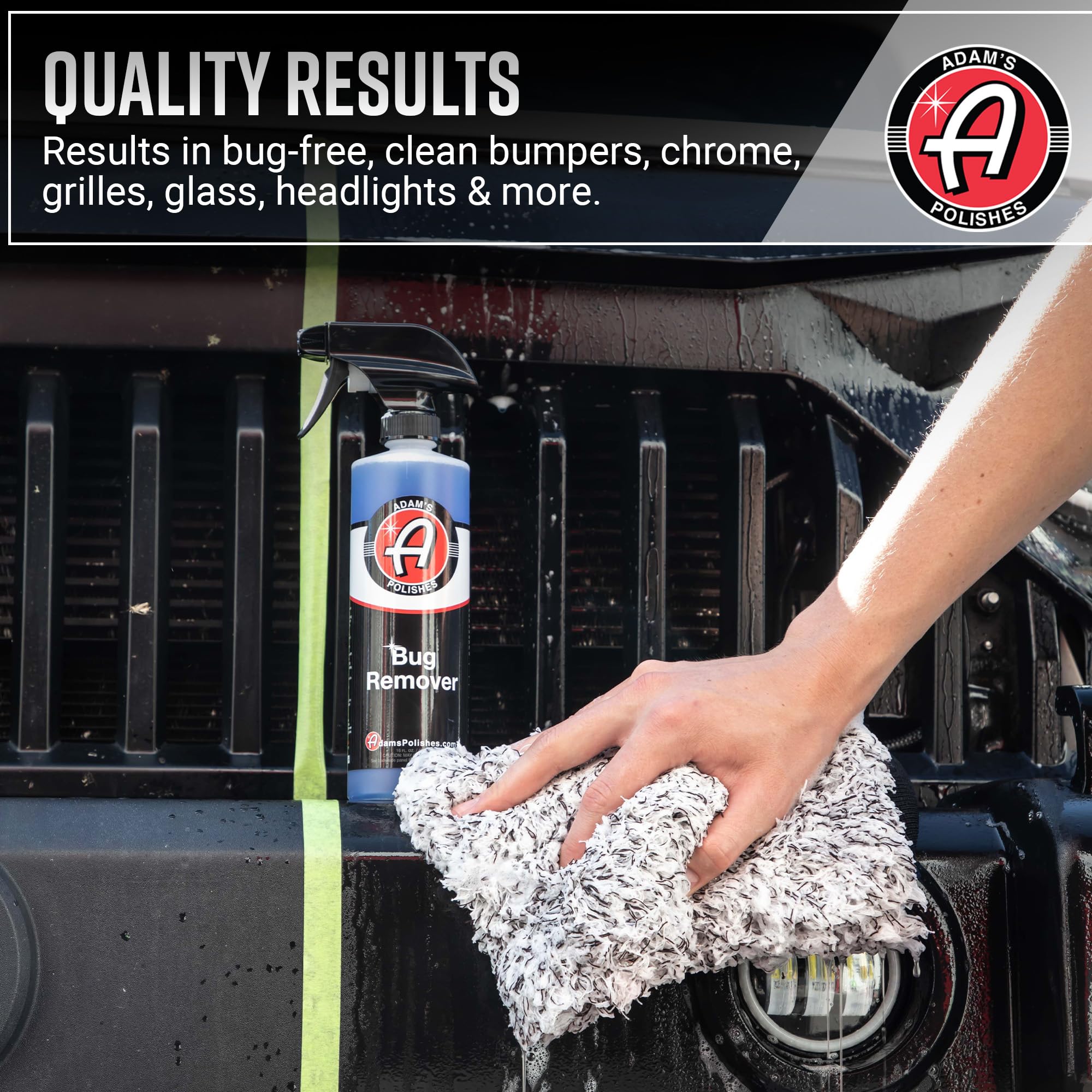 Adam's Bug Remover Gallon - Effectively Remove Contaminants From Car Paint, Windows or Bumper Parts & Accessories After Travel Road Trip - Spray During Car Wash or Dry - Dissolves On Contact - Image 6