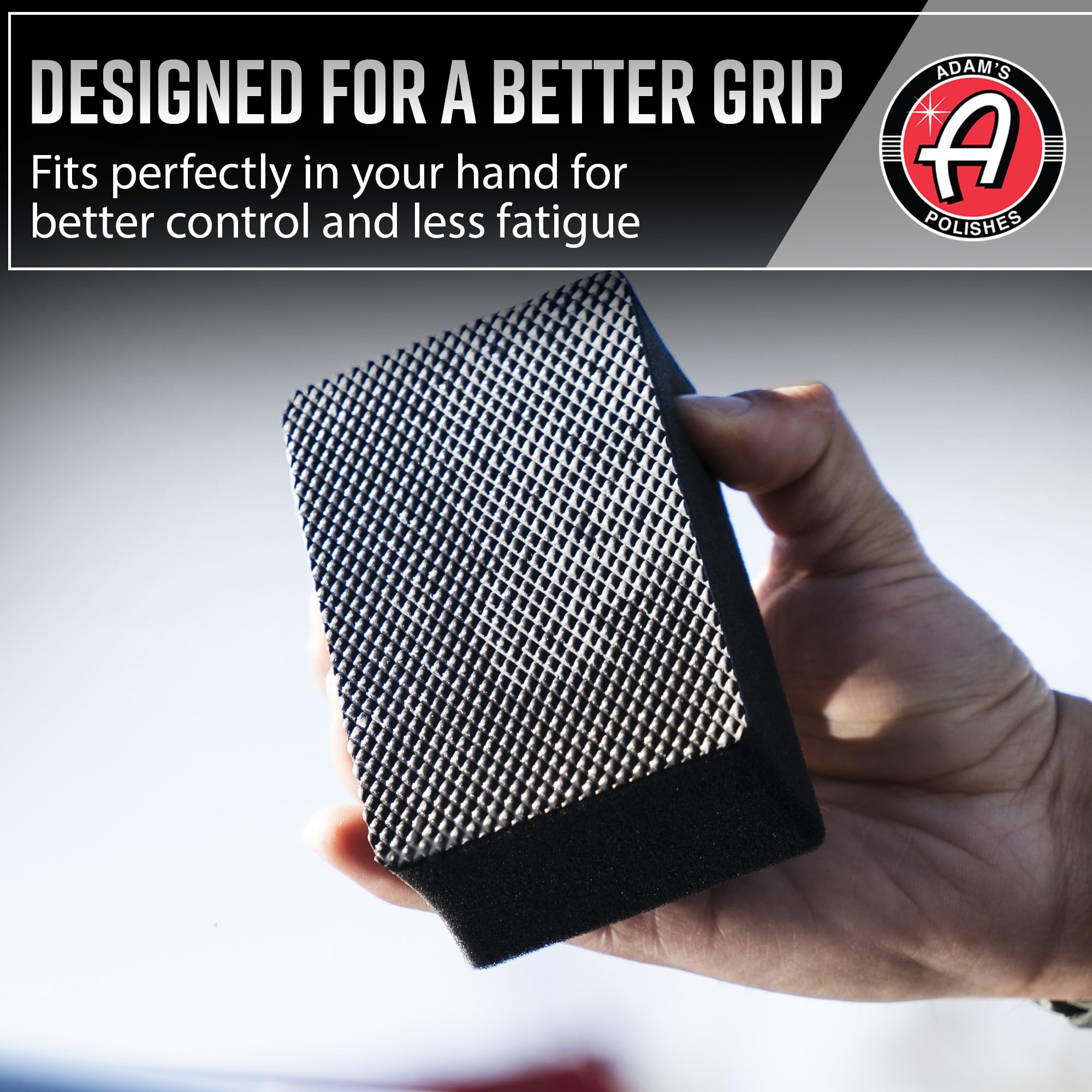 Adam's Polishes Detail Spray & Clay Block Kit- Reusable Hybrid Clay Bar Sponge that Removes Embedded Residues Like Brake Dust, Paint Overspray, & Industrial Fallout from Your Car, Truck, Van, or RV - Image 5