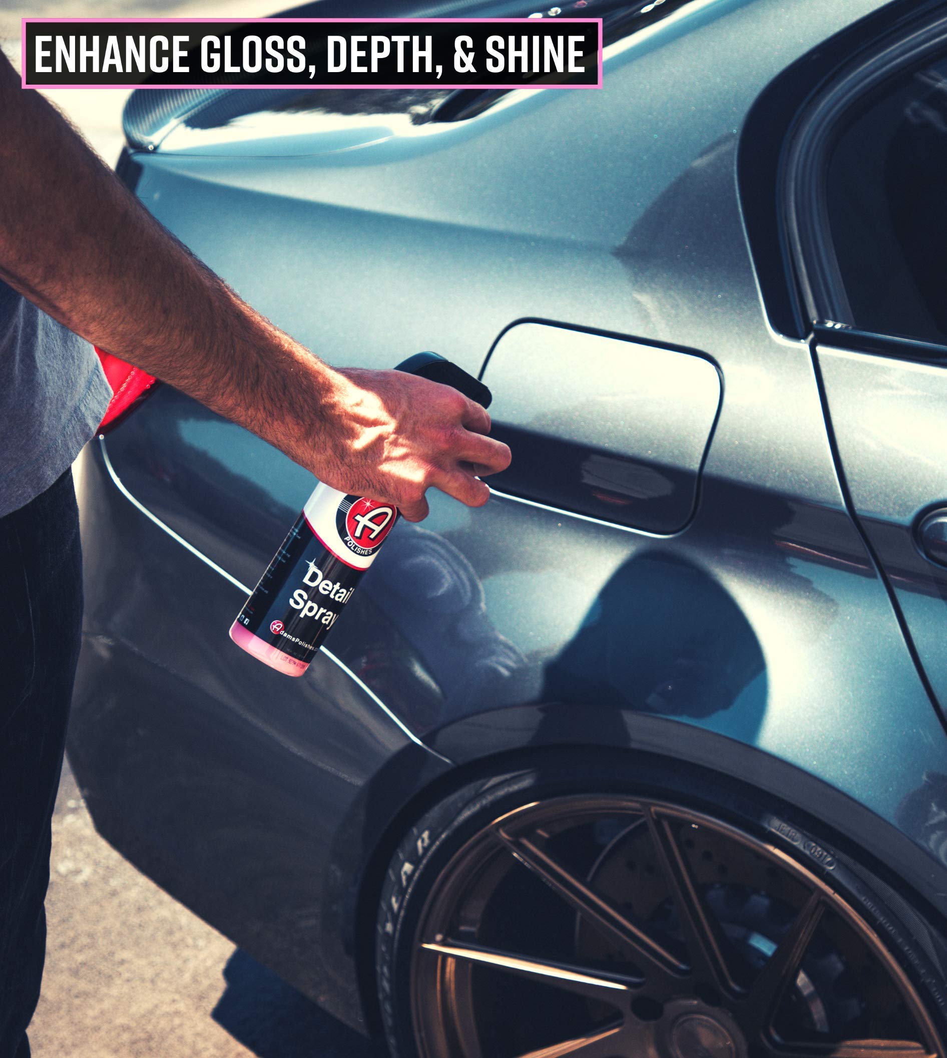 Adam’s Detail Spray Collection Kit – Quick Waterless Car Detailer Spray + 1 Gallon Refill - Gloss Enhancer, Dust & Light Dirt Remover - Complete Car Detailing Bundle - Image 2