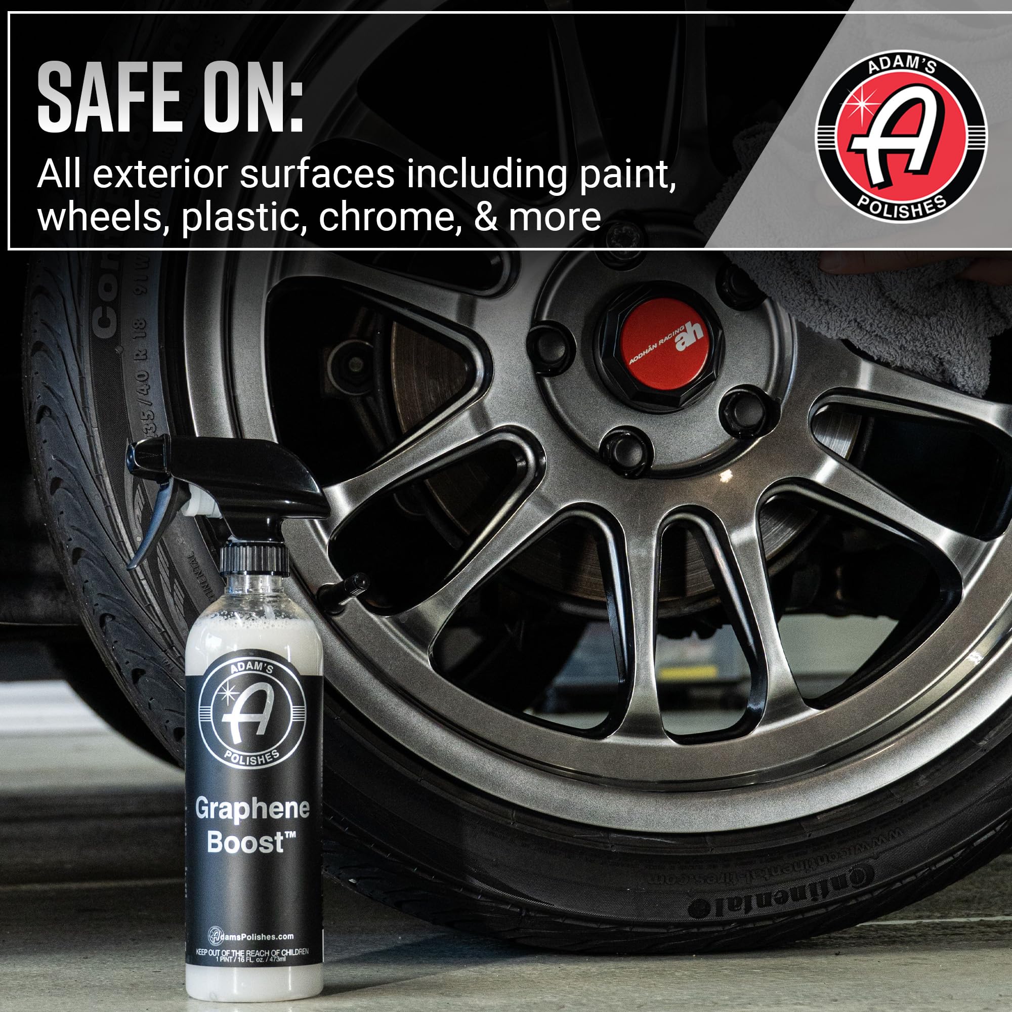 Adam's Graphene Boost - Graphene Ceramic Coating Spray For Car Detailing | Adds Protection & Extends The Life Of Top Coat Ceramics | Maintenance Spray On Wipe Off | Car Boat RV Motorcycle - Image 7
