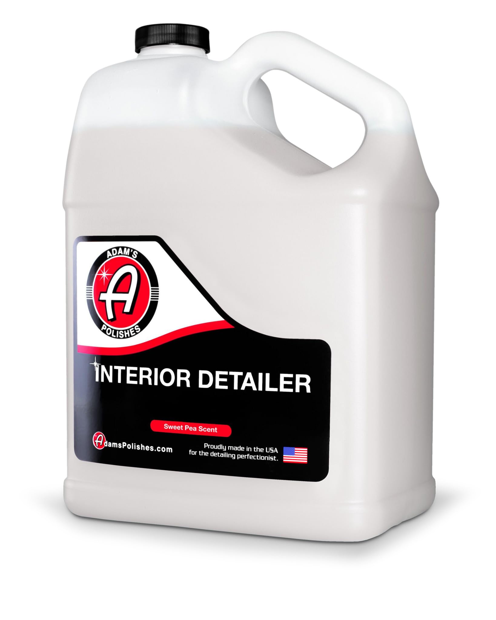 Adam's Interior Detailer Gallon (Sweet Pea) - Total Car Interior Cleaner, Protectant & Dressing, All Purpose Cleaner & Leather Conditioner - Vinyl, Dashboard, Screen, Seat Cleaner & More