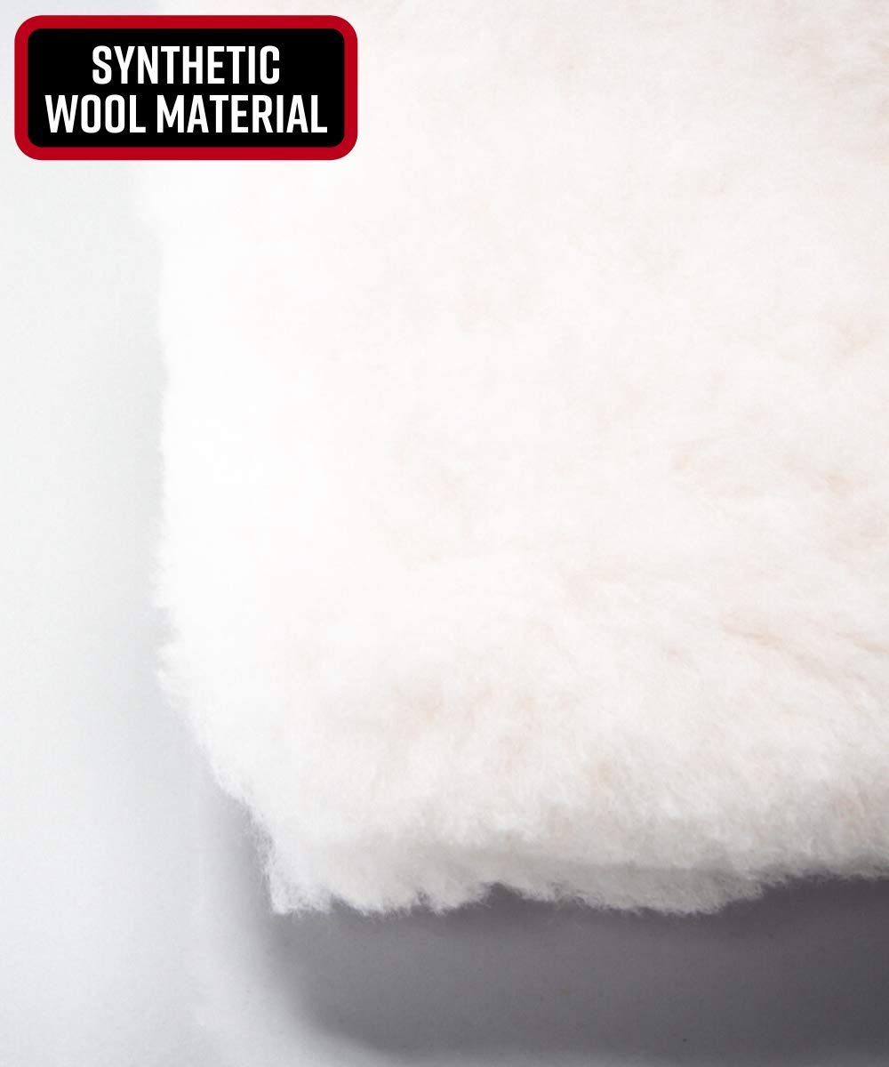 Adam's Polishes 10 Professional Wool Wash Pad - Plush Synthetic Car Wash Pad is Gentle On Auto Paint Without Worry of Scratches or Swirls - Car Soap & Wax Safe Detailing Tool for Car or Truck - Image 2