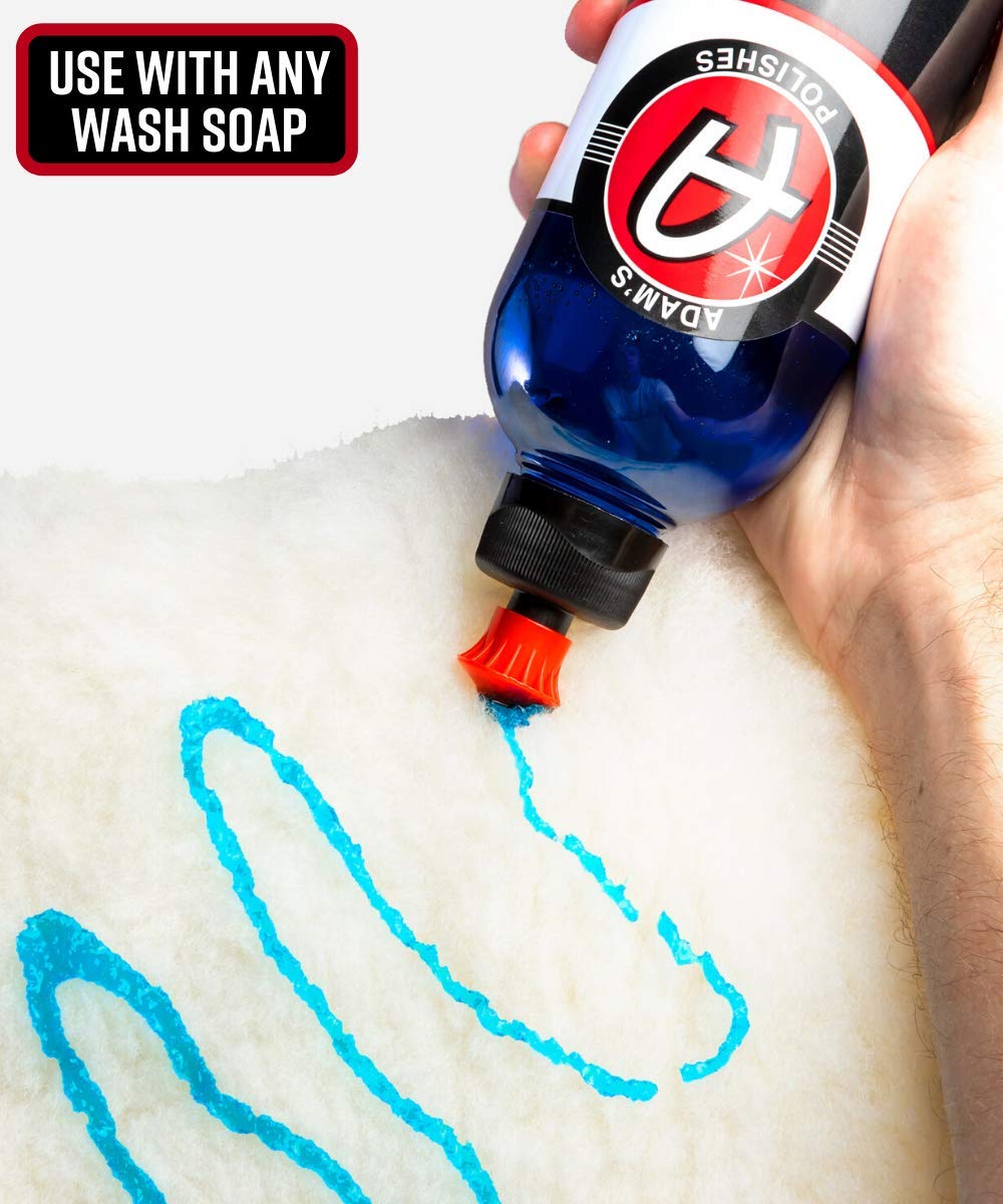 Adam's Polishes 10 Professional Wool Wash Pad - Plush Synthetic Car Wash Pad is Gentle On Auto Paint Without Worry of Scratches or Swirls - Car Soap & Wax Safe Detailing Tool for Car or Truck - Image 3