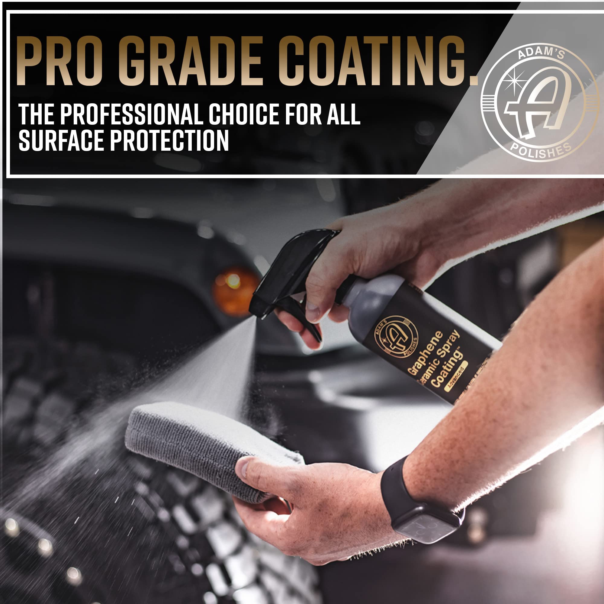 Adam's Polishes Advanced Graphene Ceramic Spray Coating - 18+ Months Sprayable Graphene Oxide Ceramic Coating for Cars, Boats, RV's & Motorcycle | Adds Extreme Gloss, Depth, Shine & Protection - Image 3
