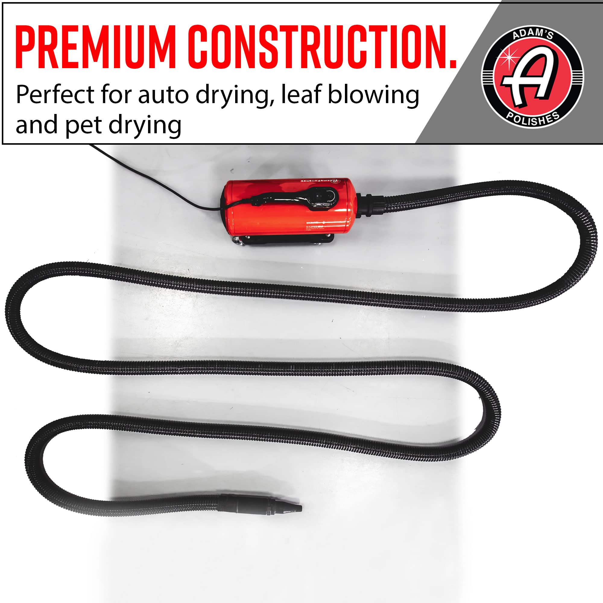 Adam's Polishes Air Cannon Car Dryer Blower - Powerful Detailing Wash | Filtered Dryers, Blowers & Blades Safer Than Microfiber Towel Cloth - Image 7
