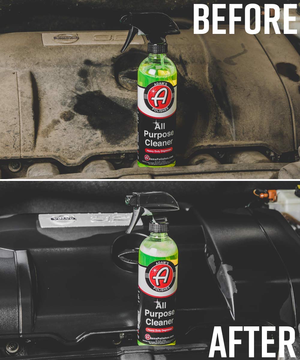 Adam's Polishes All Purpose Cleaner (16oz) - Professional Heavy Duty Industrial Cleaner & Degreaser | Cuts Heavy Grease & Tar | Car Detailing, Tire Cleaner, Engine Cleaner, Wheel Cleaner - Image 2