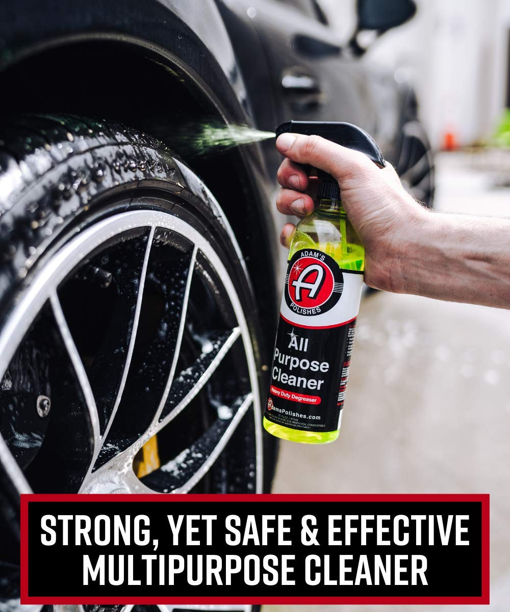 Adam's Polishes All Purpose Cleaner (16oz) - Professional Heavy Duty Industrial Cleaner & Degreaser | Cuts Heavy Grease & Tar | Car Detailing, Tire Cleaner, Engine Cleaner, Wheel Cleaner - Image 4