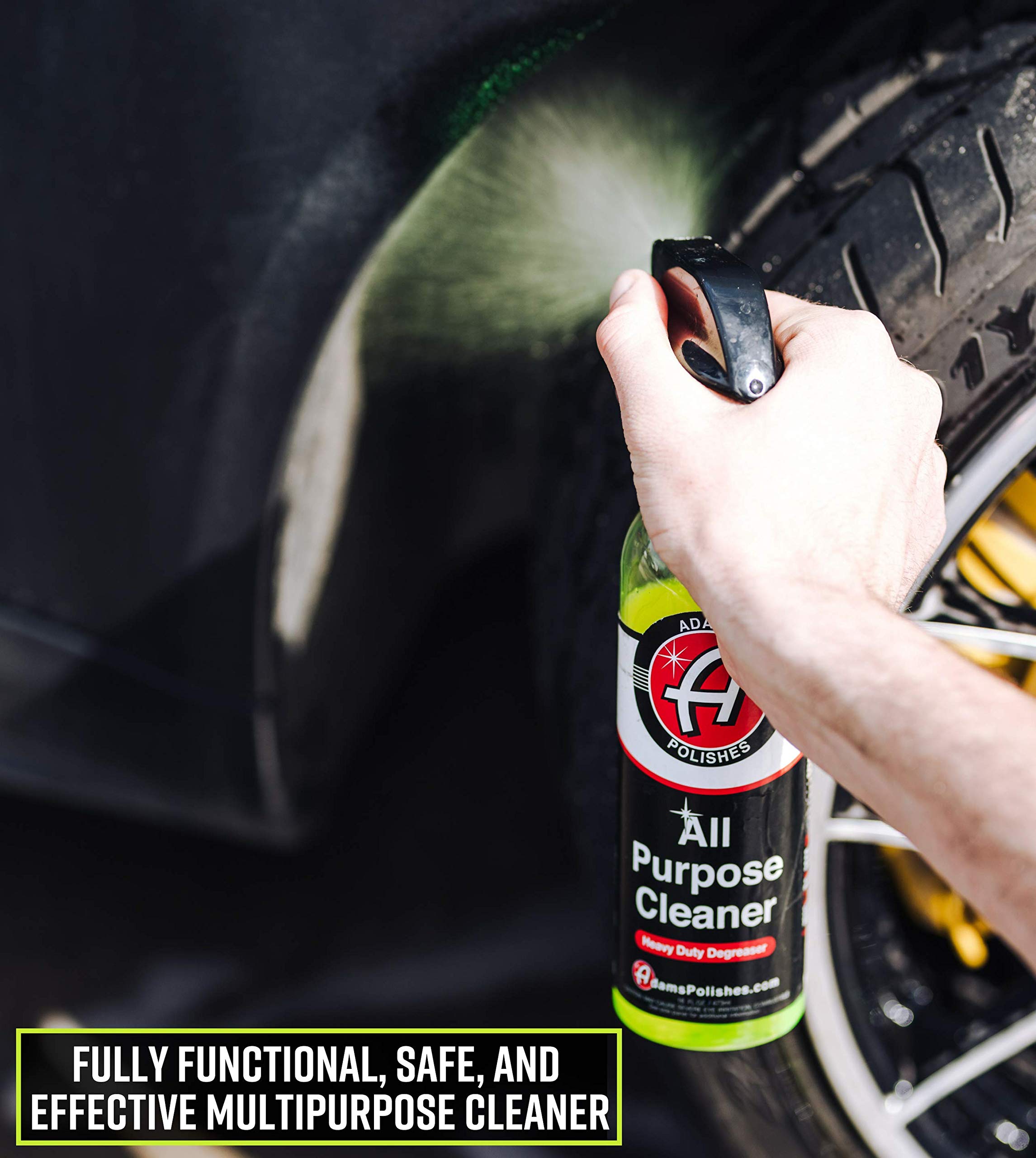 Adam's Polishes All Purpose Cleaner (Gallon) - Professional Heavy Duty Industrial Cleaner & Degreaser | Cuts Heavy Grease & Tar | Car Detailing, Tire Cleaner, Engine Cleaner, Wheel Cleaner - Image 4