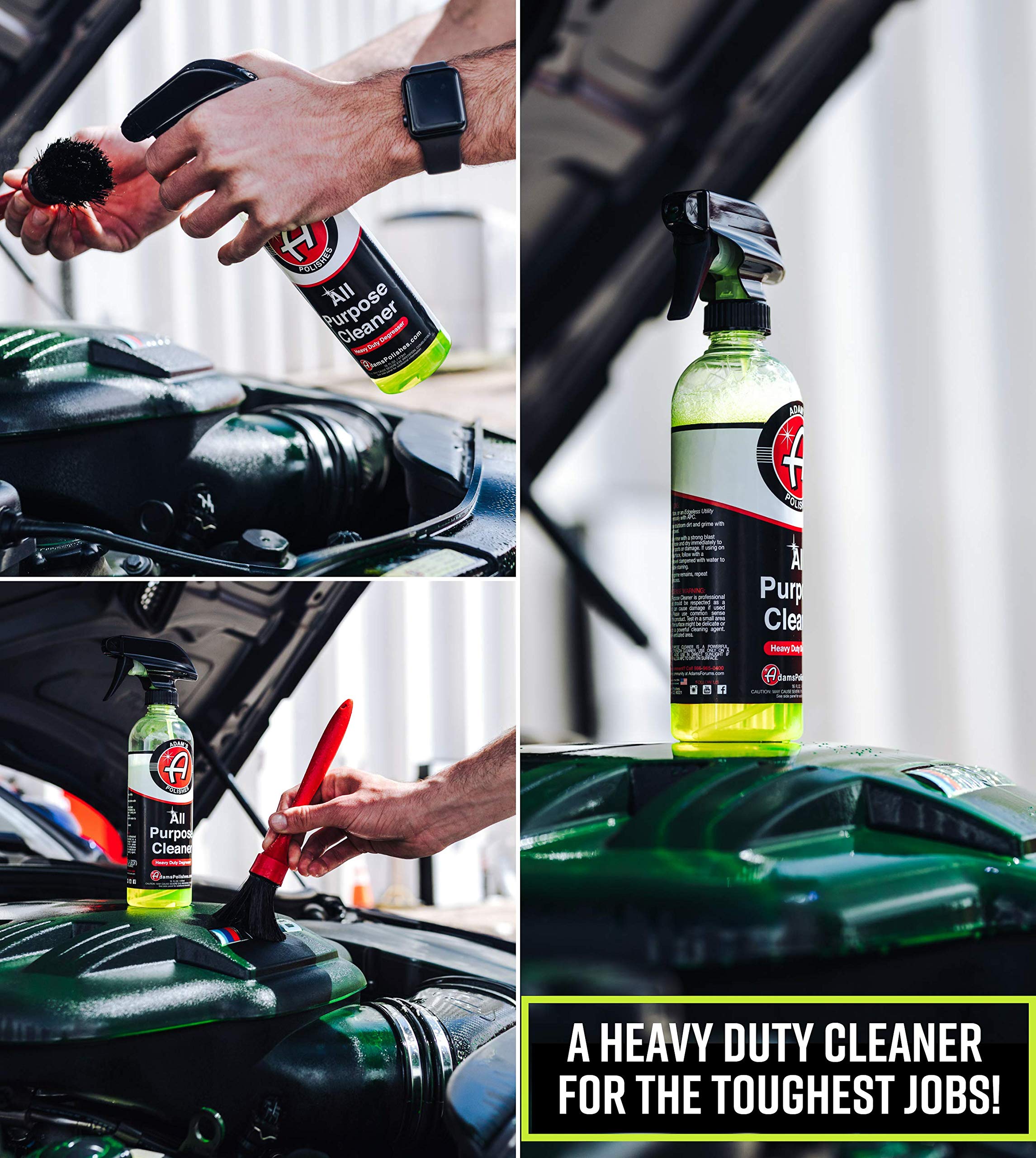 Adam's Polishes All Purpose Cleaner (Gallon) - Professional Heavy Duty Industrial Cleaner & Degreaser | Cuts Heavy Grease & Tar | Car Detailing, Tire Cleaner, Engine Cleaner, Wheel Cleaner - Image 5