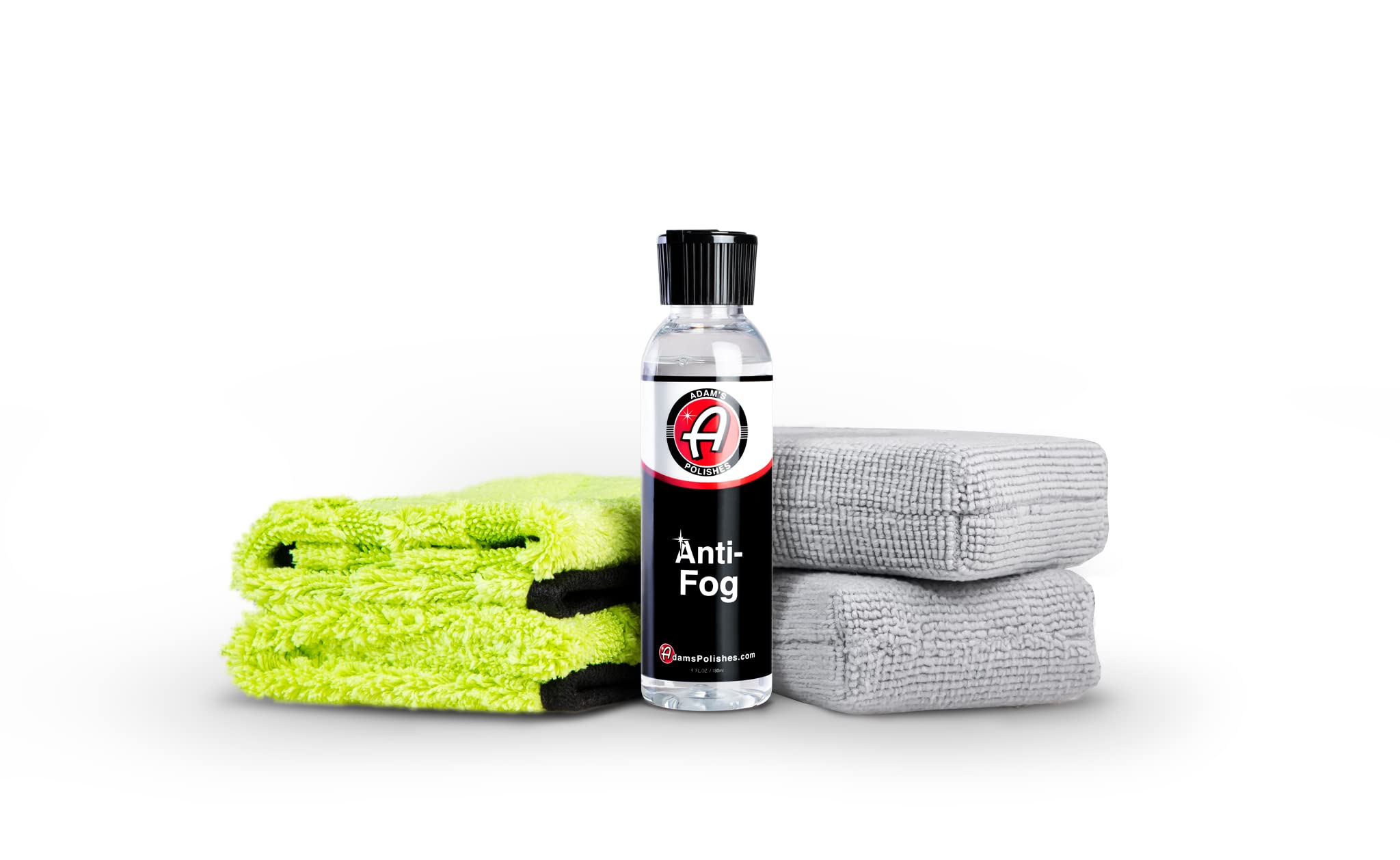 Adam's Polishes Anti-Fog Kit - Glass, Mirror, Shower Door, Visor, Lens Anti-Condensation Treatment | Long-Lasting, Easy Application | Safe for All Surfaces - Helmets, Visors, & Face Shields