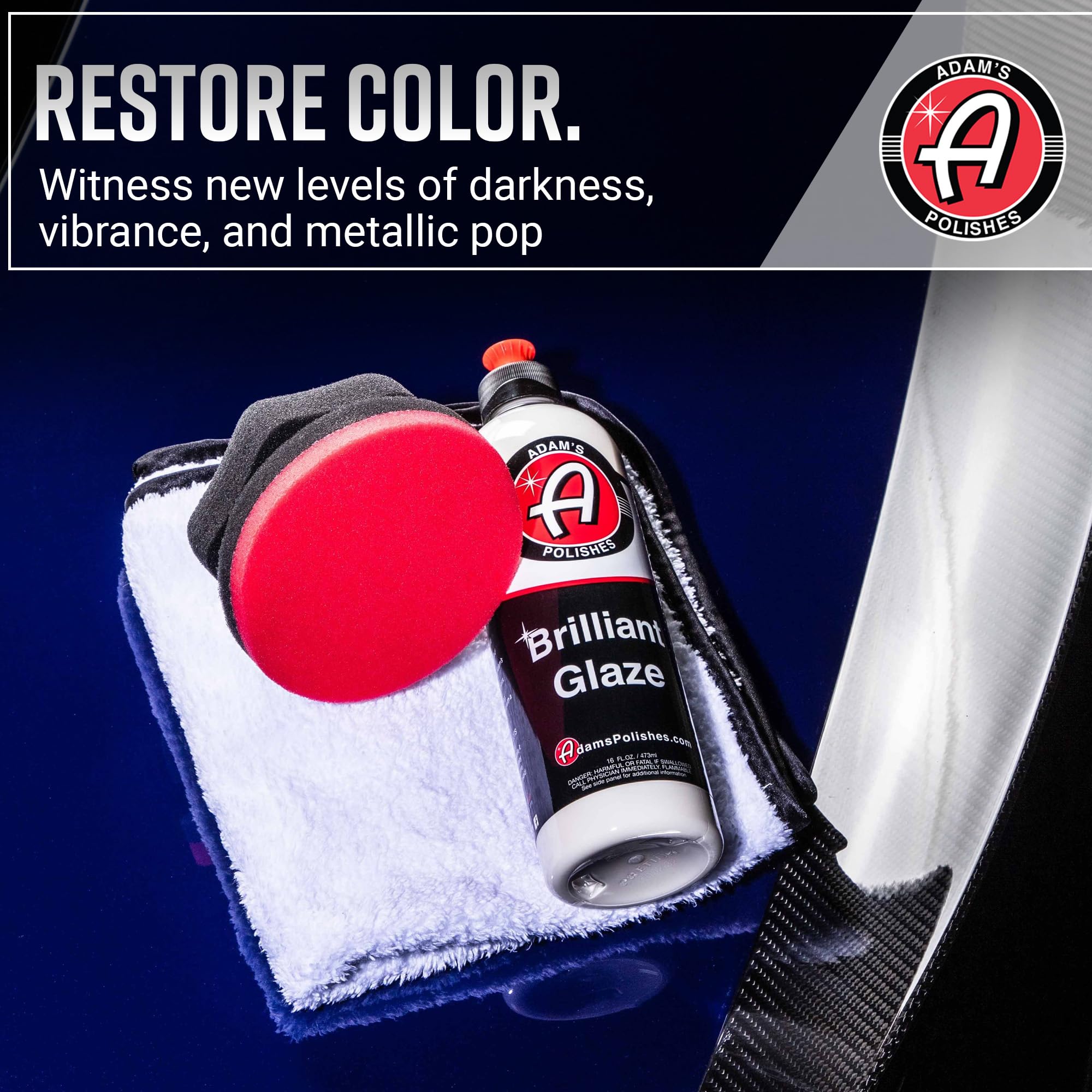 Adam's Polishes Brilliant Glaze 16oz - Amazing Depth, Gloss and Clarity - Achieve that Deep, Wet Looking Shine - Super Easy On and Easy Off - Image 6