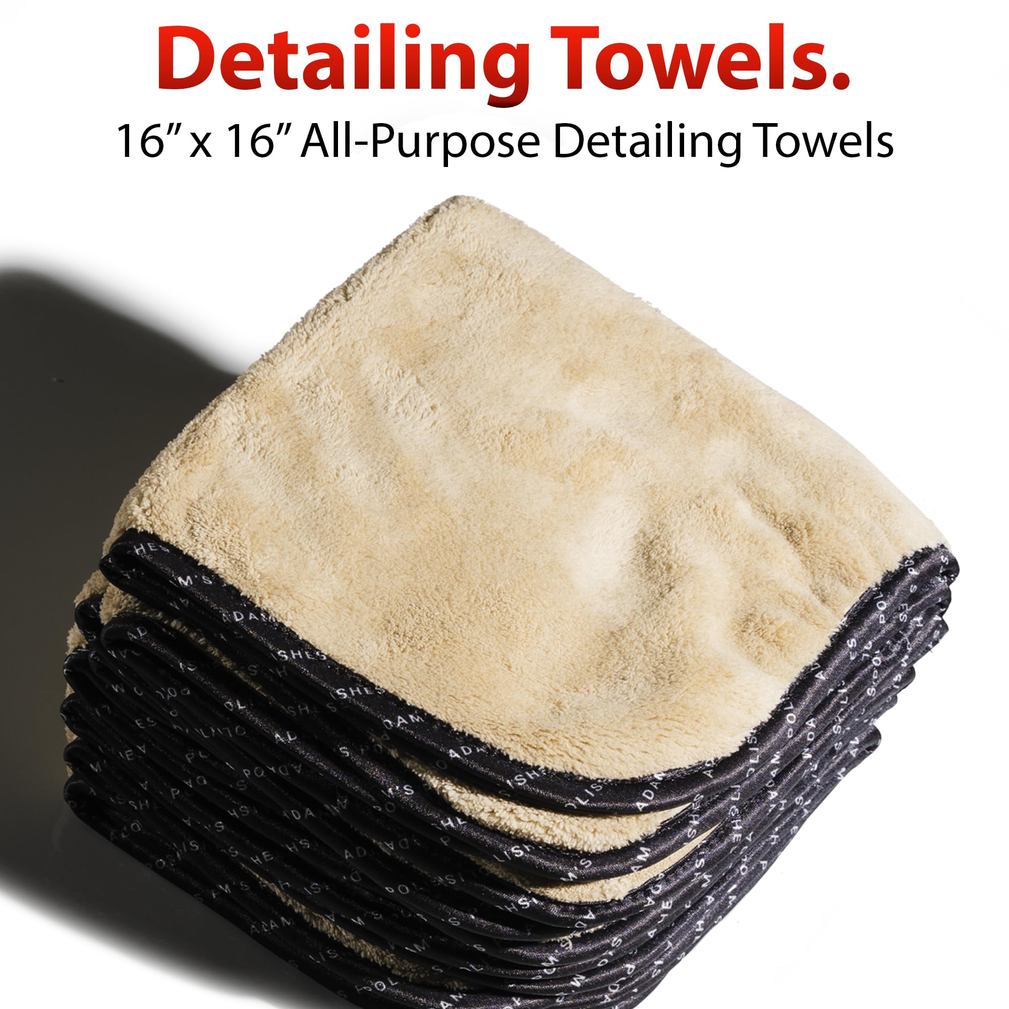 Adam's Polishes Car Detailing Towels (12-Pack) - Image 2