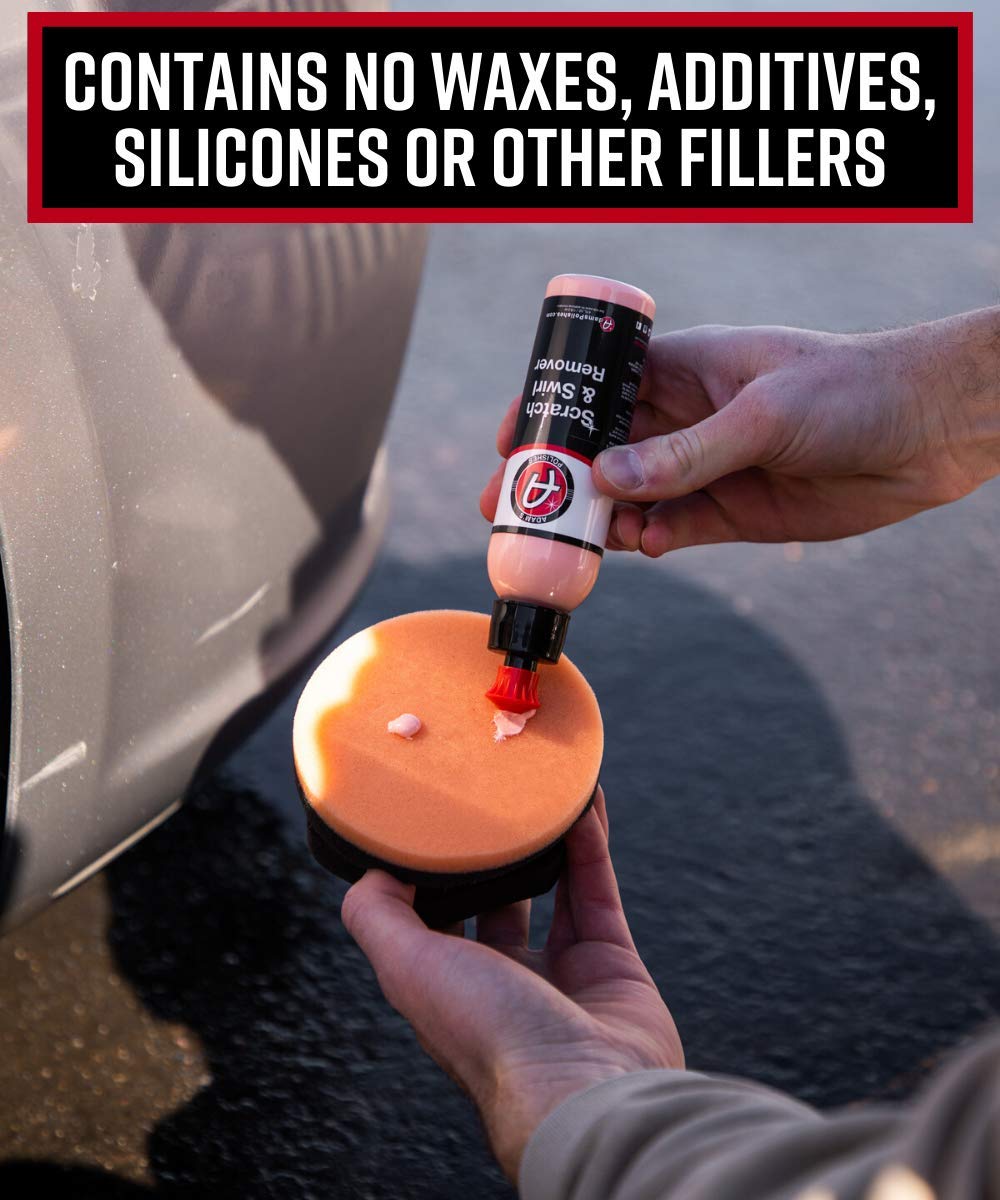 Adam's Polishes Car Scratch & Swirl Remover Hand Correction System | Remove & Restore Paint Transfer, Minor Imperfections, & Oxidation | Paired with Orange Compound Correction Pad Applicator (4oz) - Image 5