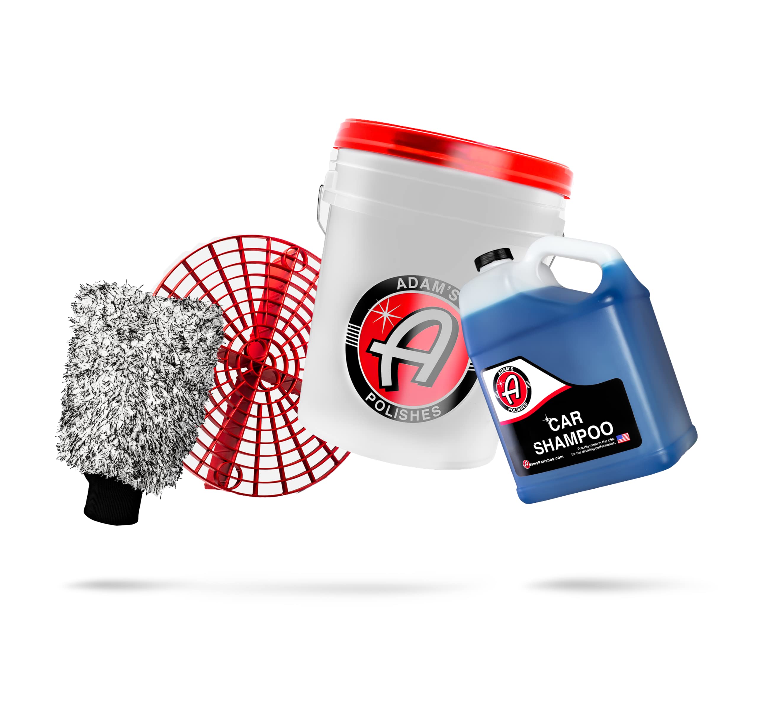 Adam's Polishes Car Shampoo Washing Bundle - pH Best Car Wash Soap For Snow Foam Cannon, Foam Gun, For Pressure Washer & 5 Gallon Wash Bucket | Powerful Safe Spot Free Car Cleaning Liquid Auto De