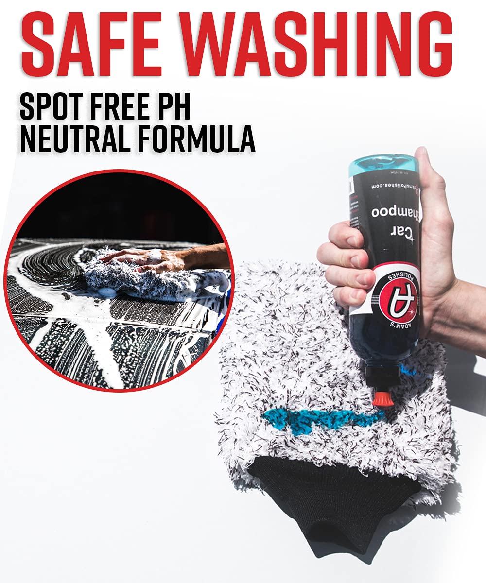 Adam's Polishes Car Shampoo Washing Bundle - pH Best Car Wash Soap For Snow Foam Cannon, Foam Gun, For Pressure Washer & 5 Gallon Wash Bucket | Powerful Safe Spot Free Car Cleaning Liquid Auto De - Image 3