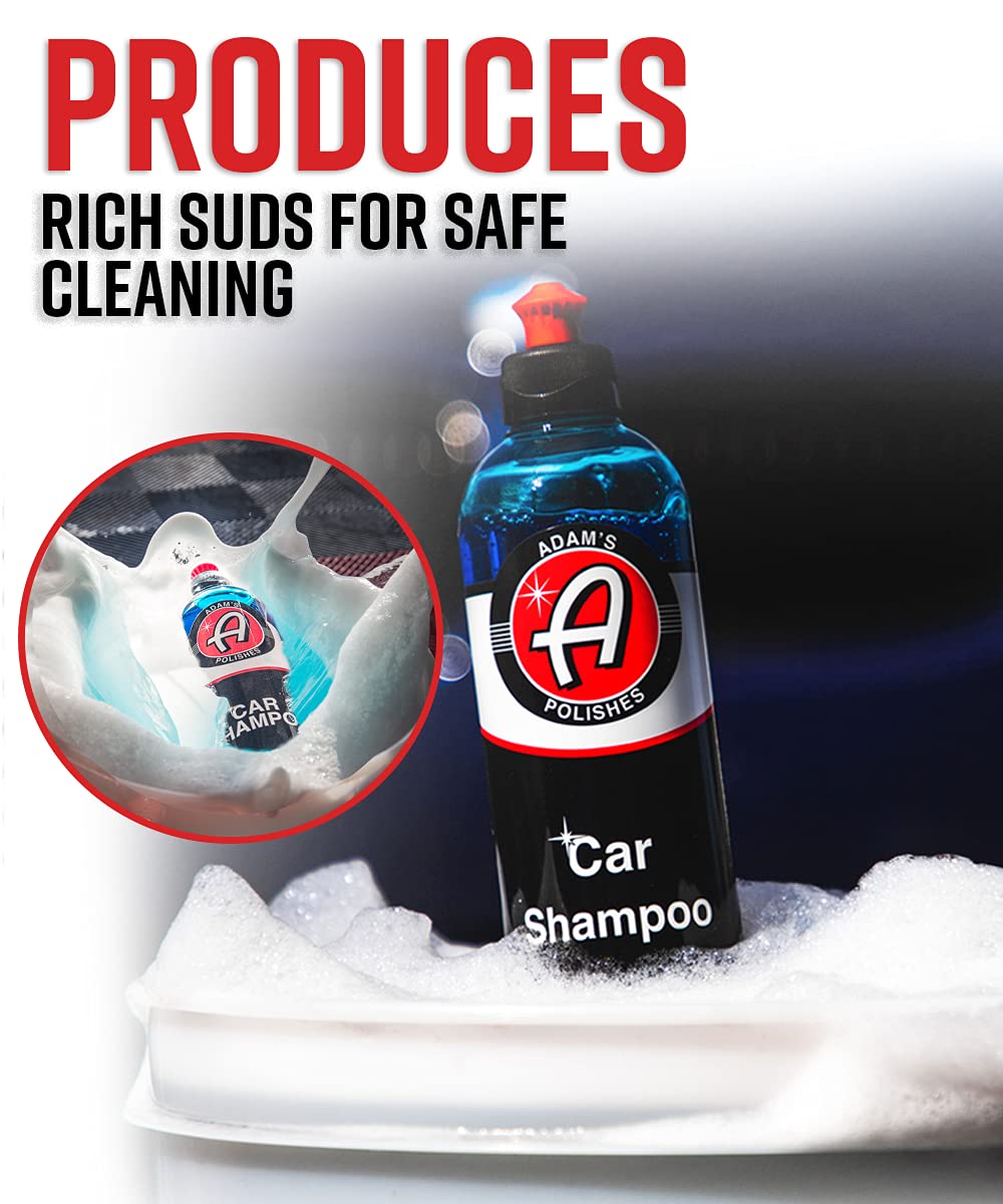 Adam's Polishes Car Shampoo Washing Bundle - pH Best Car Wash Soap For Snow Foam Cannon, Foam Gun, For Pressure Washer & 5 Gallon Wash Bucket | Powerful Safe Spot Free Car Cleaning Liquid Auto De - Image 4