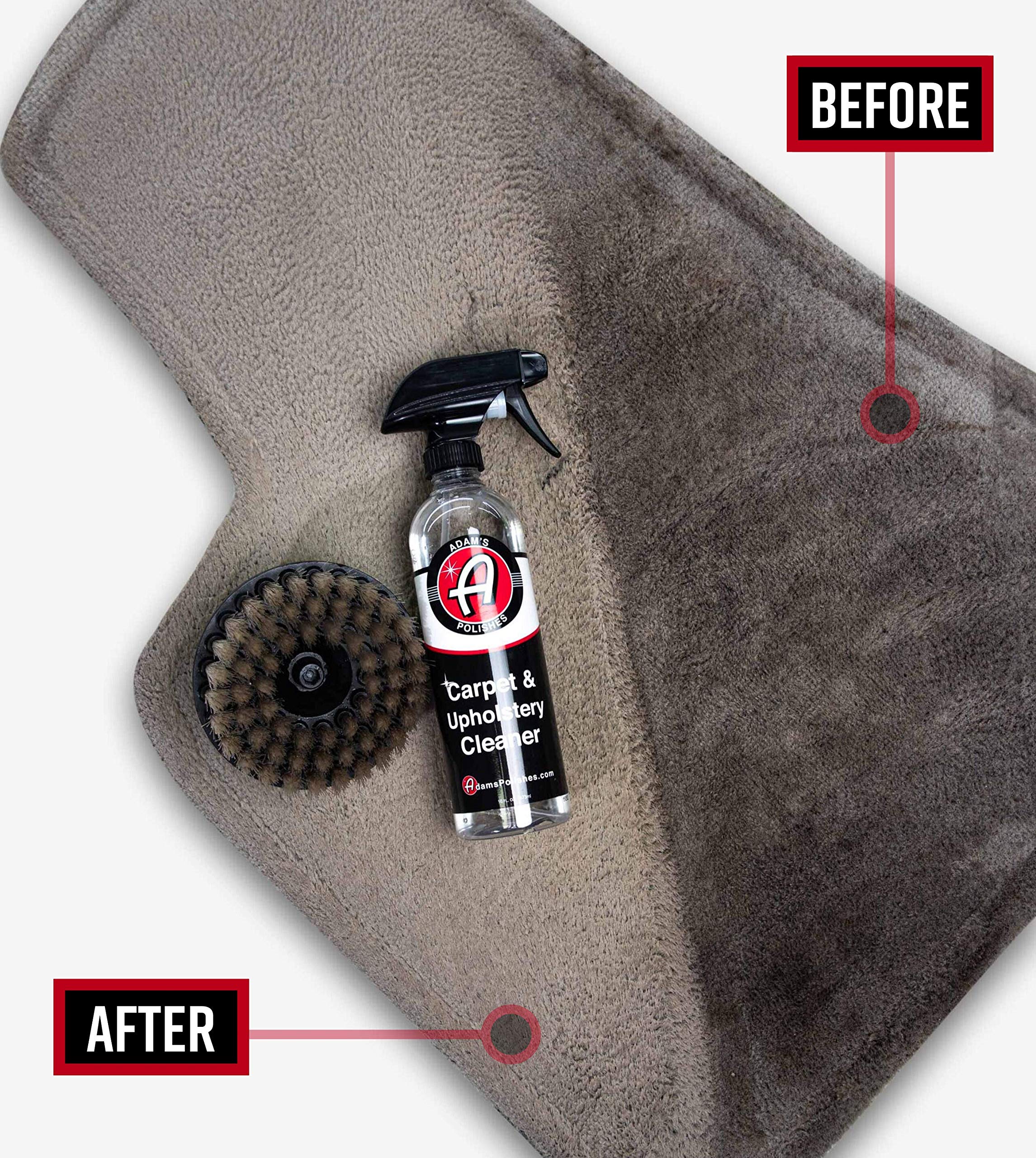 Adam's Polishes Carpet Drill Brush - A Cleaning Tool Attachment For Scrubbing/Cleaning Carpet, Upholstery, Leather Seats & Chairs, Floor Mats, Trunk, Furniture, Interior Boat, RV & Car Accessories - Image 3