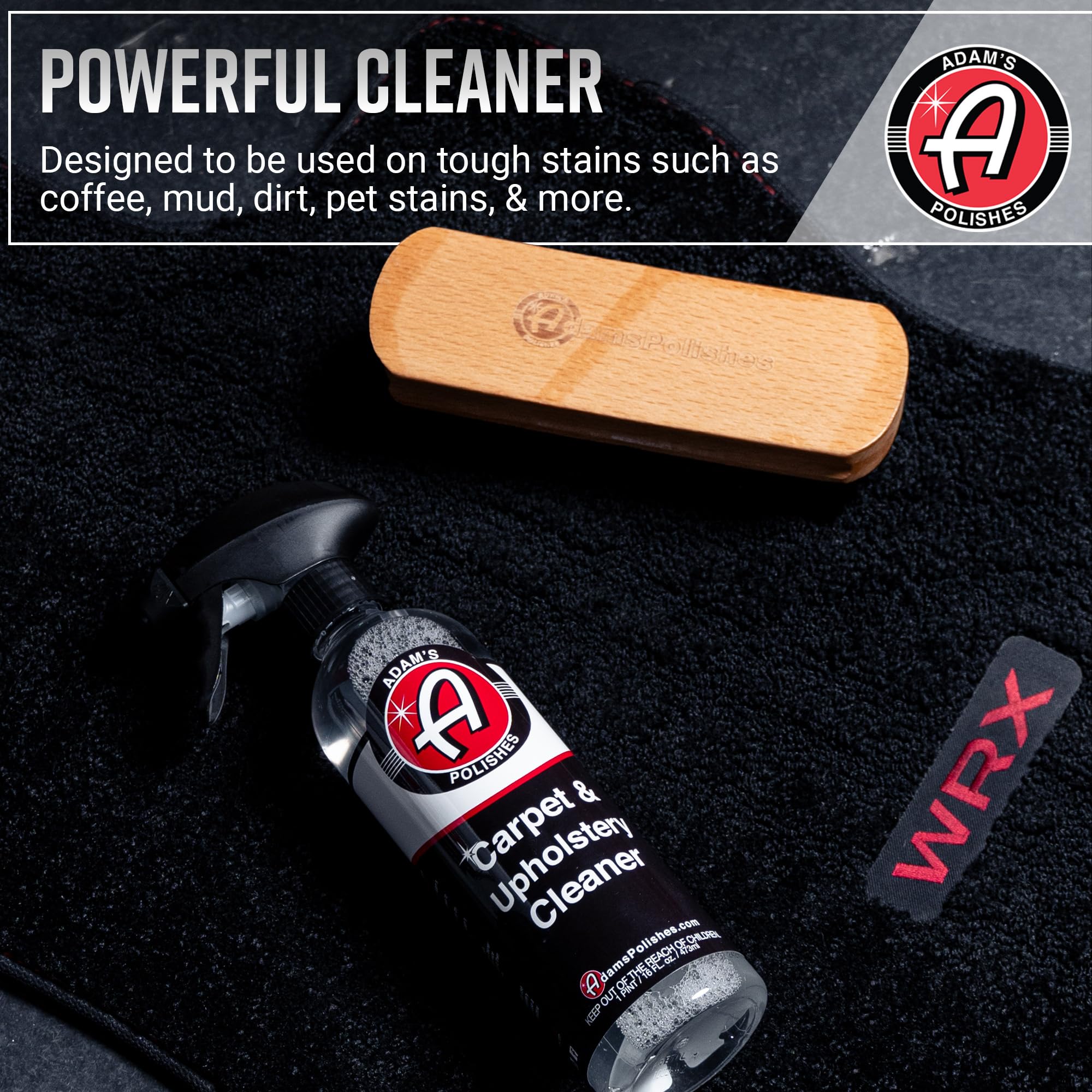 Adam's Polishes Carpet & Upholstery Cleaner - Powerful Car Carpet Cleaner for Auto Detailing, Fabric Interior Solution, Stain Remover Spray for Seat, Floor Mats (128 fl. oz (Gallon)) - Image 5