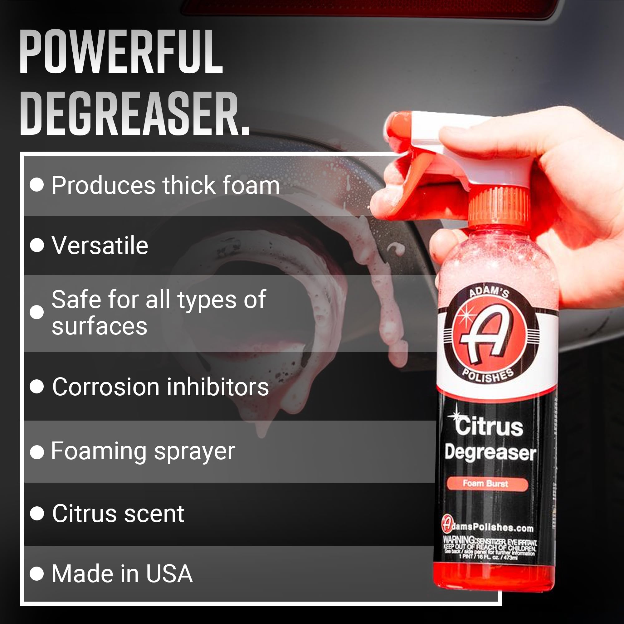 Adam's Polishes Citrus Degreaser Gallon - Image 2
