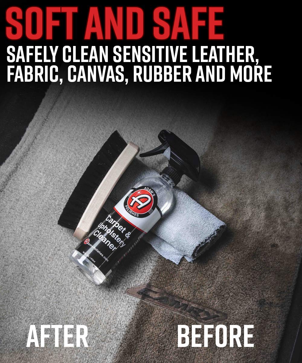 Adam's Polishes Cockpit Detailing Brush - Car Cleaning Brush | Scrub Brush for Interior Leather Cleaner Carpet Upholstery Fabric Shoe Sofa Shower Bathroom Pet | Car Wash Kit - Car Cleaning Supplies - Image 6