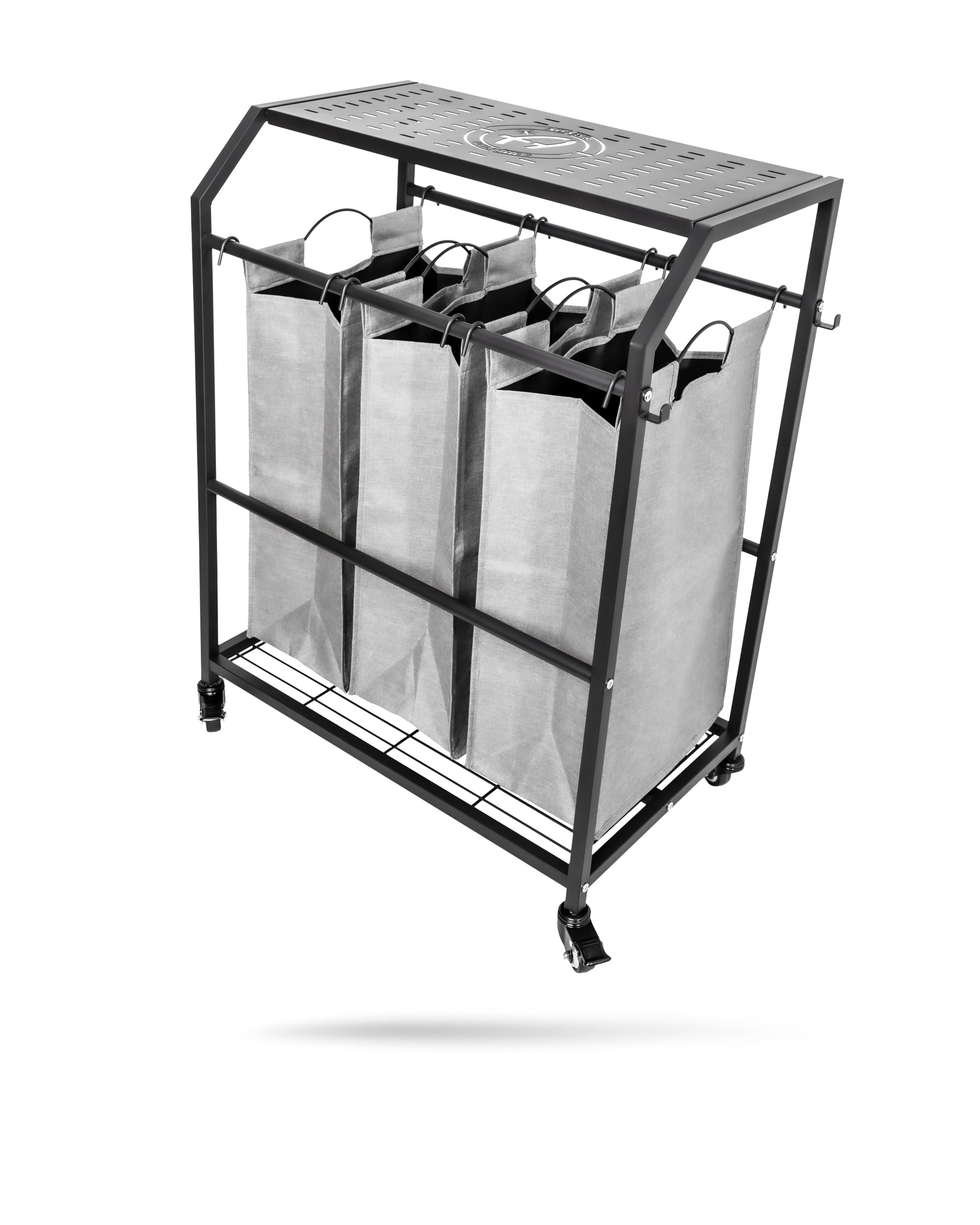 Adam's Polishes Detailing Towel Cart for Dirty Laundry, Cloths, Rags, Clothes, Hamper Basket in Garage, Laundry Room, Home, Storage Etc.