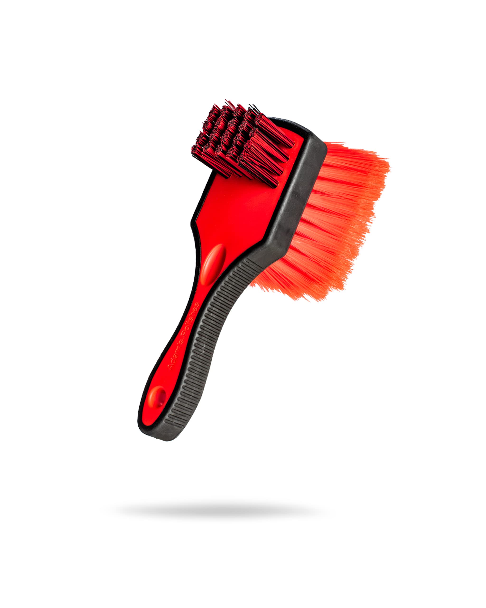 Adam's Polishes Double Sided Car Detailing Brush Wheel Brush & Tire Brush for Wheel Cleaning | Soft, Durable Chemical Resistant Bristles Against The Harshest Wheel & Tire Cleaner