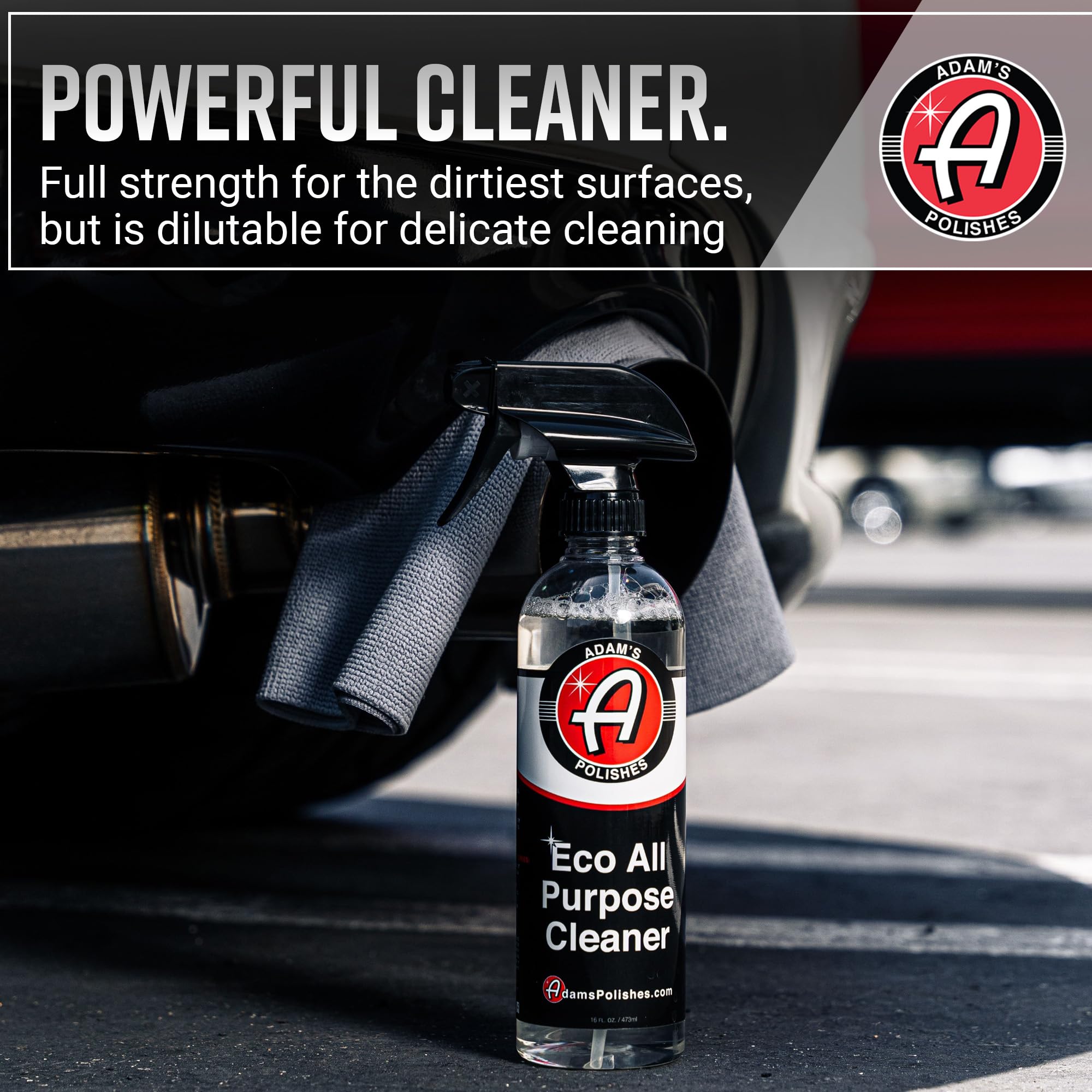 Adam's Polishes Eco All Purpose Cleaner (Gallon) - Industrial Strength, Concentrated Formula Can be Diluted Down - Tough on Dirt but Easy on Your Car, You, and The Environment - Image 3