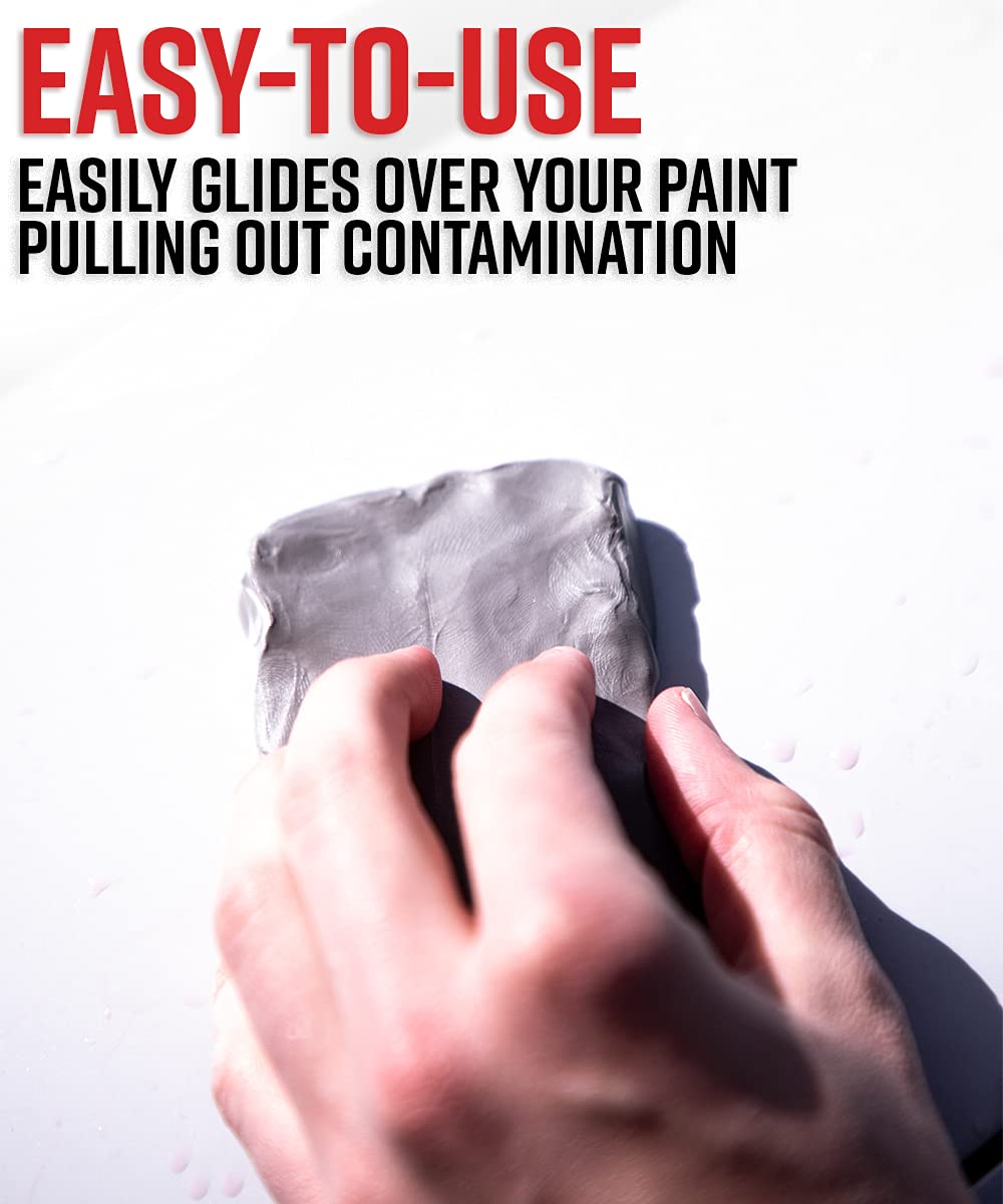 Adam's Polishes Fine Grade Clay Bar - Removes Debris & Dirt from Vehicle for Paint, Glass, Trim, Wheels | Add Shine, Gloss & Restore Depth of Color - Image 4