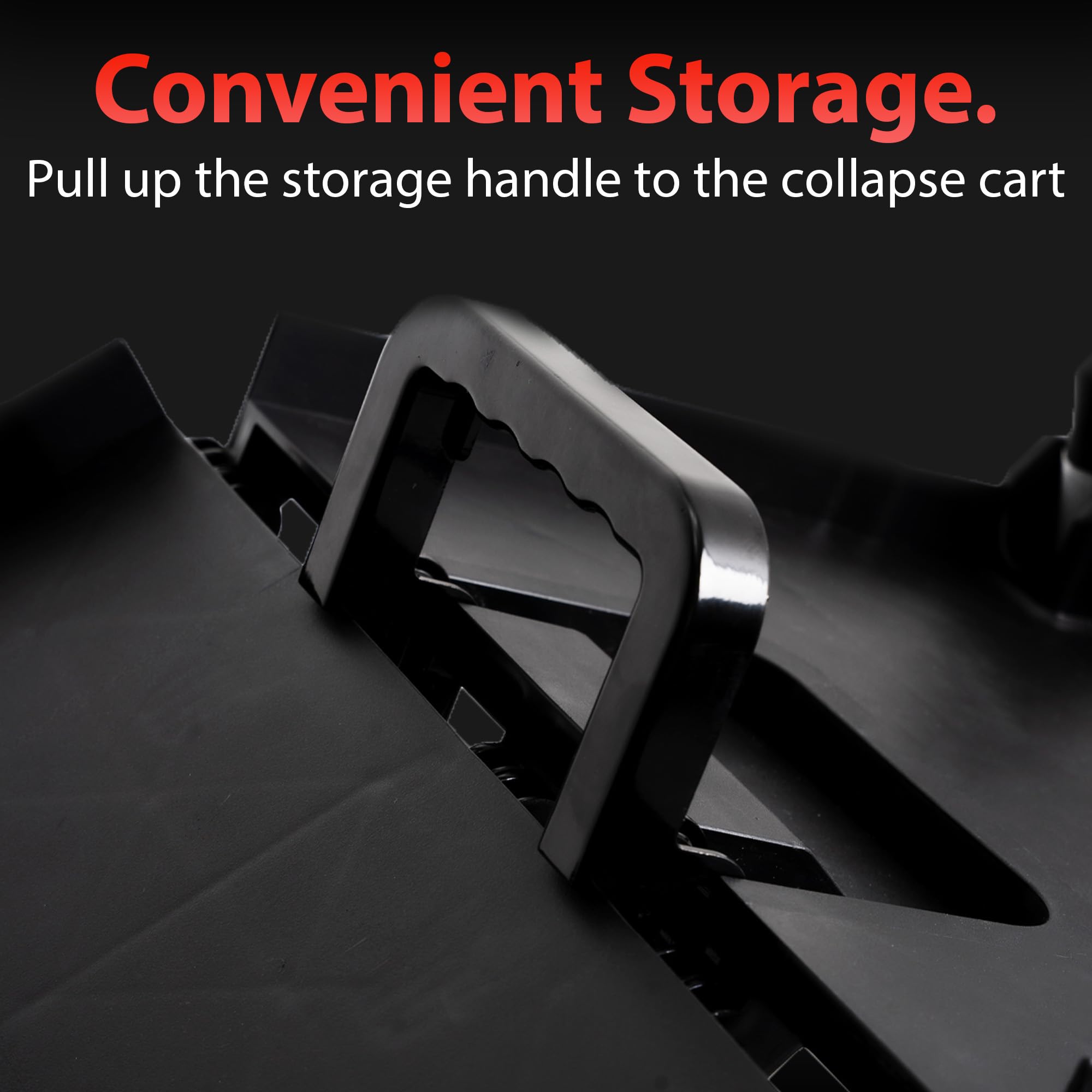 Adam's Polishes Foldable Detailing Cart - Collapsible Storage Utility Rolling Service Cart for Tools, Auto, Home, Garage, Car, Boat, Truck, RV, and More - Image 4