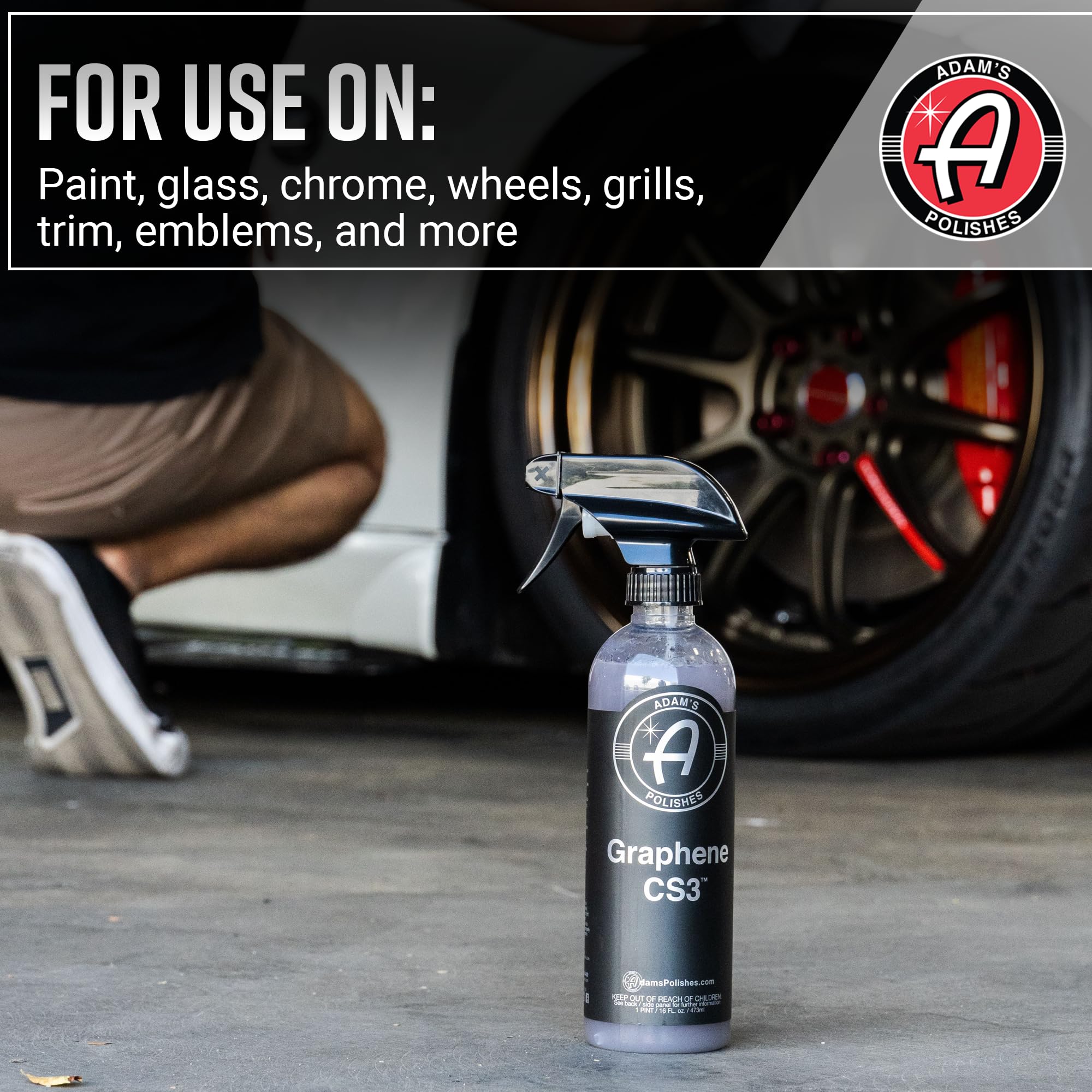 Adam's Polishes Graphene CS3 (16oz) - Graphene Waterless Wash Ceramic Spray Coating Detail Spray | High Gloss Car Wash Cleaning Spray for Car Detailing | RV Boat Motorcycle - Image 7