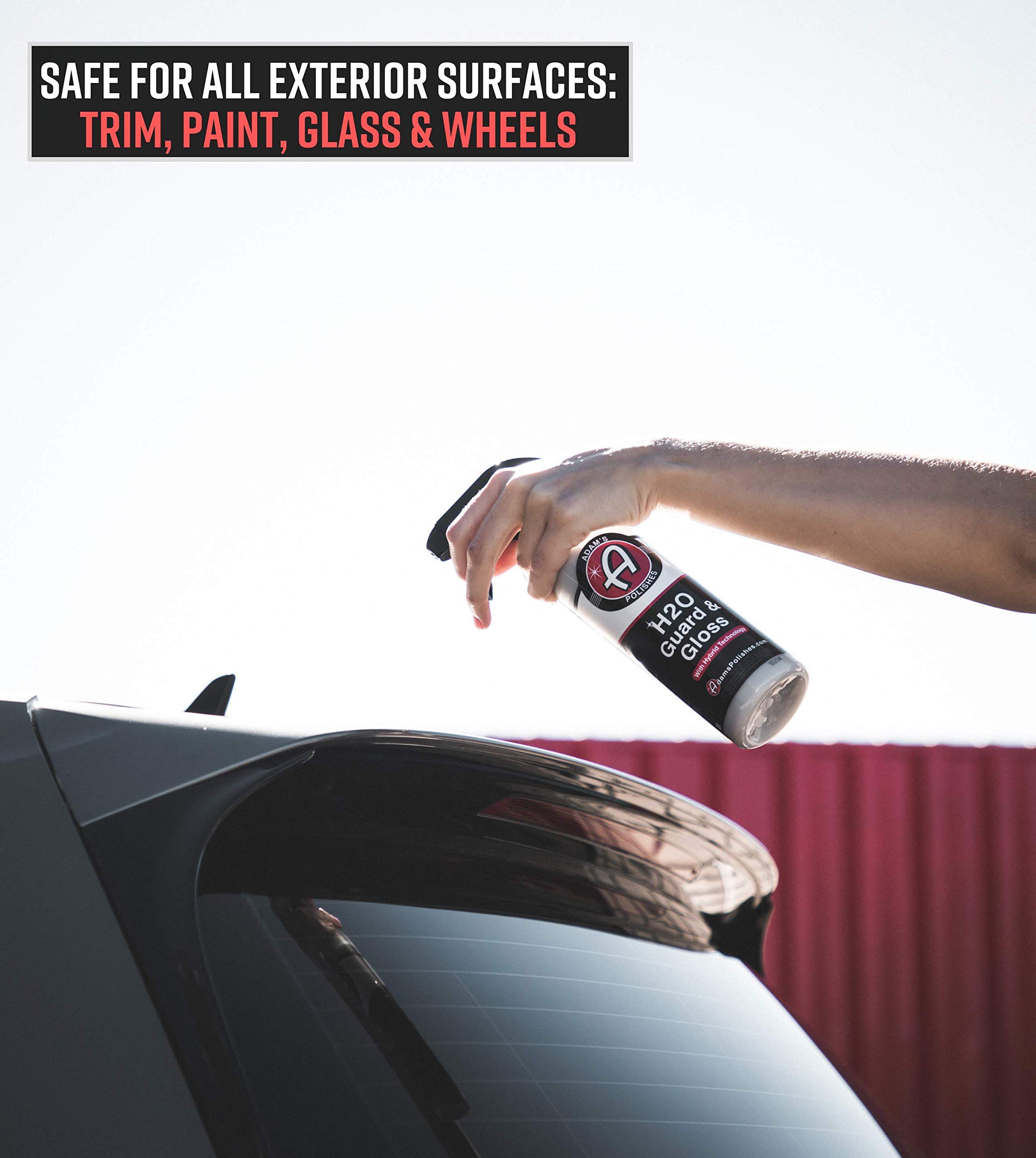 Adam's Polishes H2O Guard & Gloss (Gallon) - Car Detailing Hybrid Top Coat Silica Sealant, Car Wax & Polish Quick Detailer | After Car Wash Seals, Shines, and Protects All Exterior Surfaces - Image 6