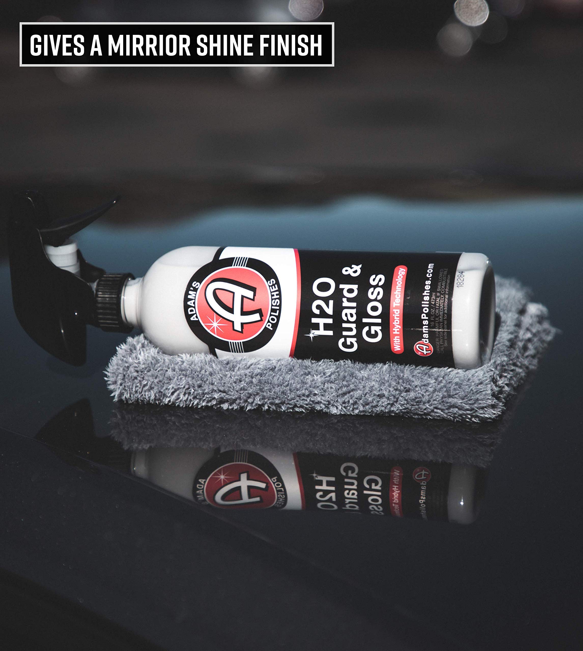 Adam's Polishes H2O Guard & Gloss (Gallon) - Car Detailing Hybrid Top Coat Silica Sealant, Car Wax & Polish Quick Detailer | After Car Wash Seals, Shines, and Protects All Exterior Surfaces - Image 7