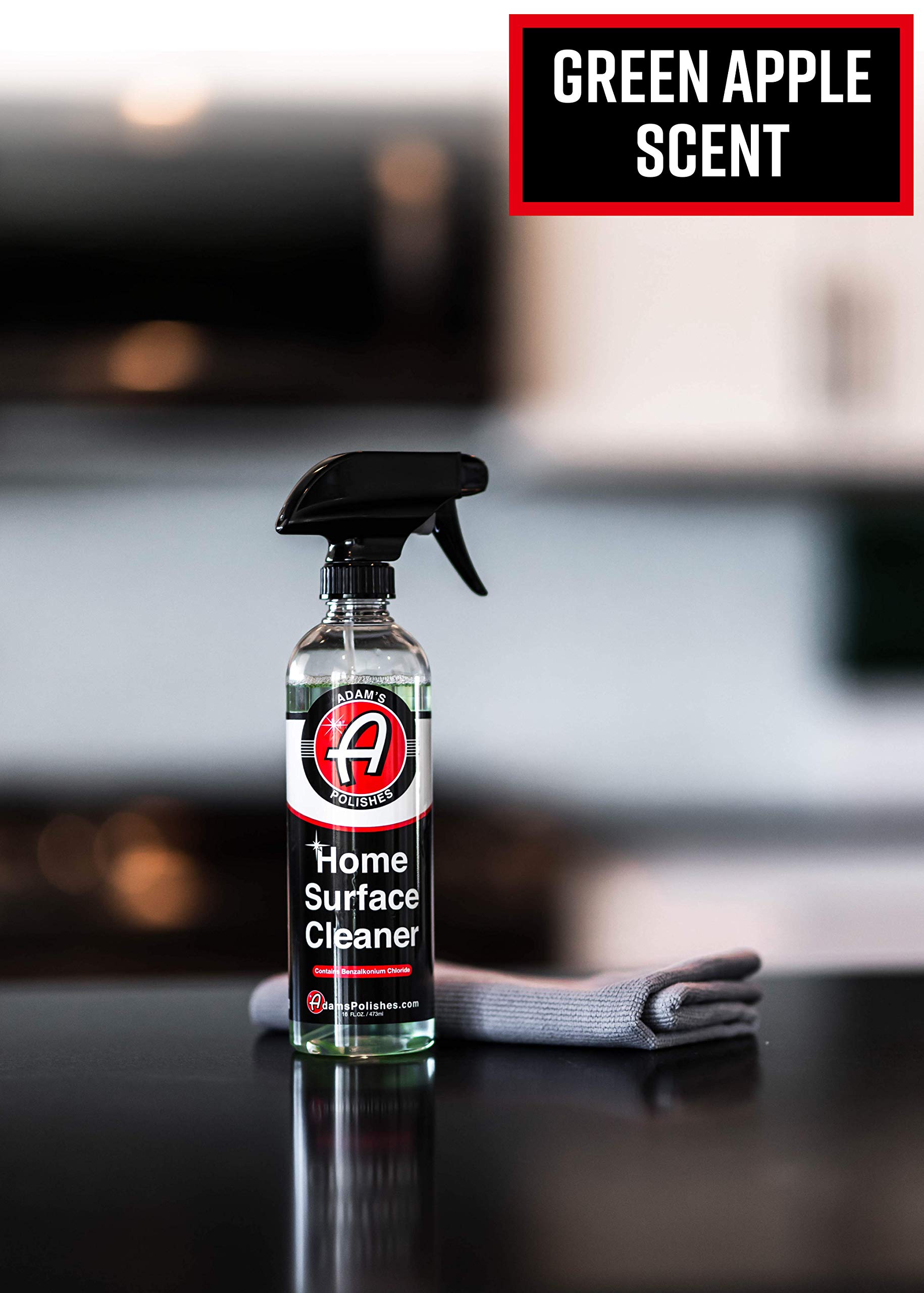 Adam's Polishes Home Surface Cleaner - Quickly, Safely Remove & Clean In Home Surfaces | Removes Odors, Non-Bleaching Formula For Kitchen, Bathroom, & Floor | Contains Benzalkonium Chloride (Gallon) - Image 6
