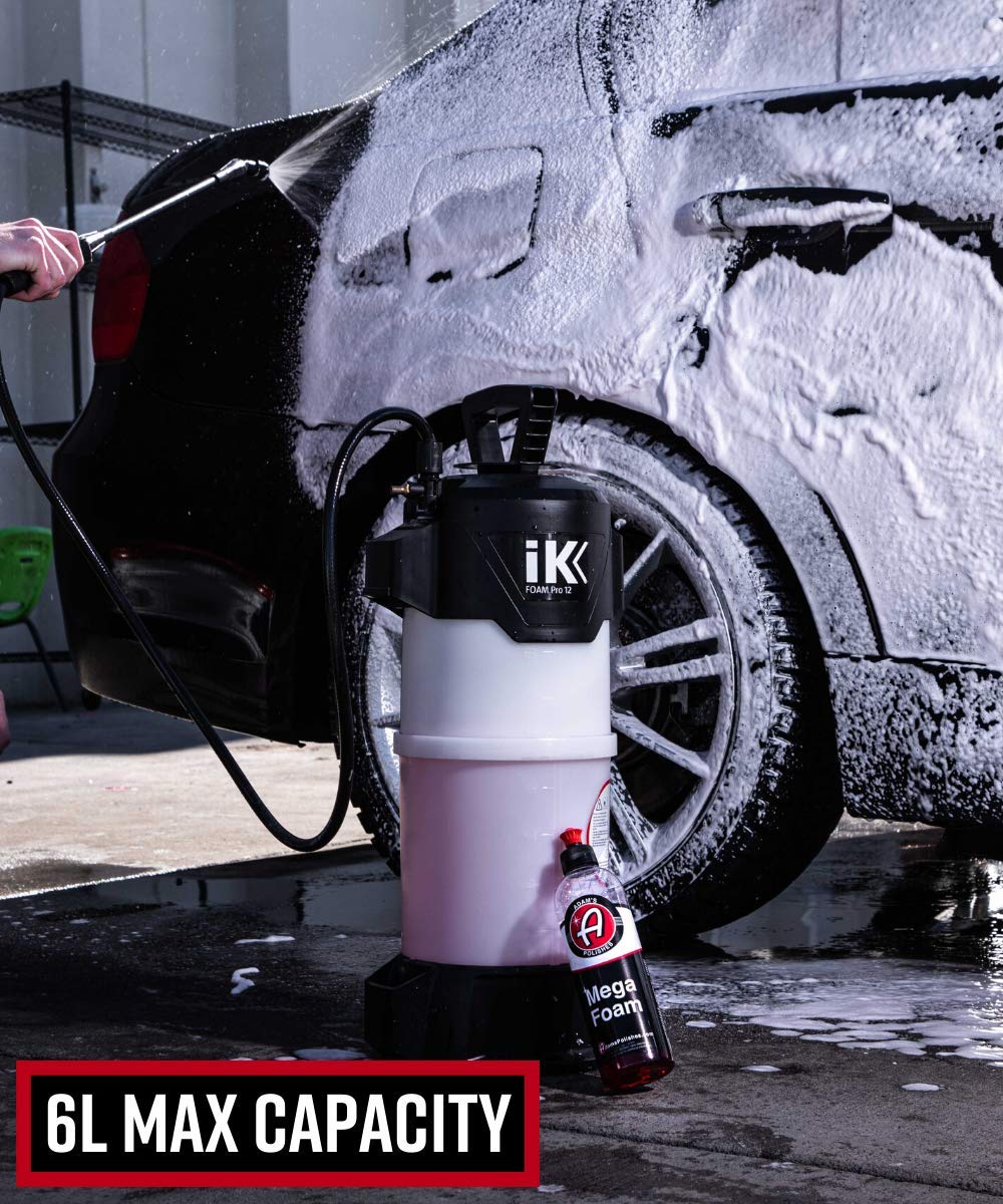 Adam's Polishes IK Foaming Pump Sprayer (6 Liters) - Pressure Foam Sprayer Cleaning Kit Car Wash Detailing | Fill with Car Wash Soap Wheel & Tire Cleaner Rim | Water Sprayer Lawn Garden Weeds - Image 3