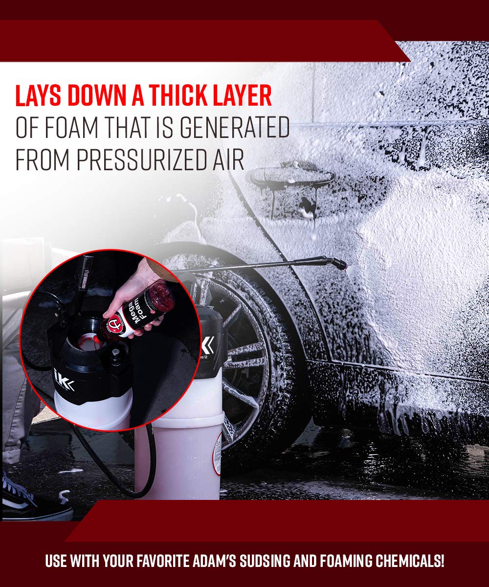 Adam's Polishes IK Foaming Pump Sprayer (6 Liters) - Pressure Foam Sprayer Cleaning Kit Car Wash Detailing | Fill with Car Wash Soap Wheel & Tire Cleaner Rim | Water Sprayer Lawn Garden Weeds - Image 8