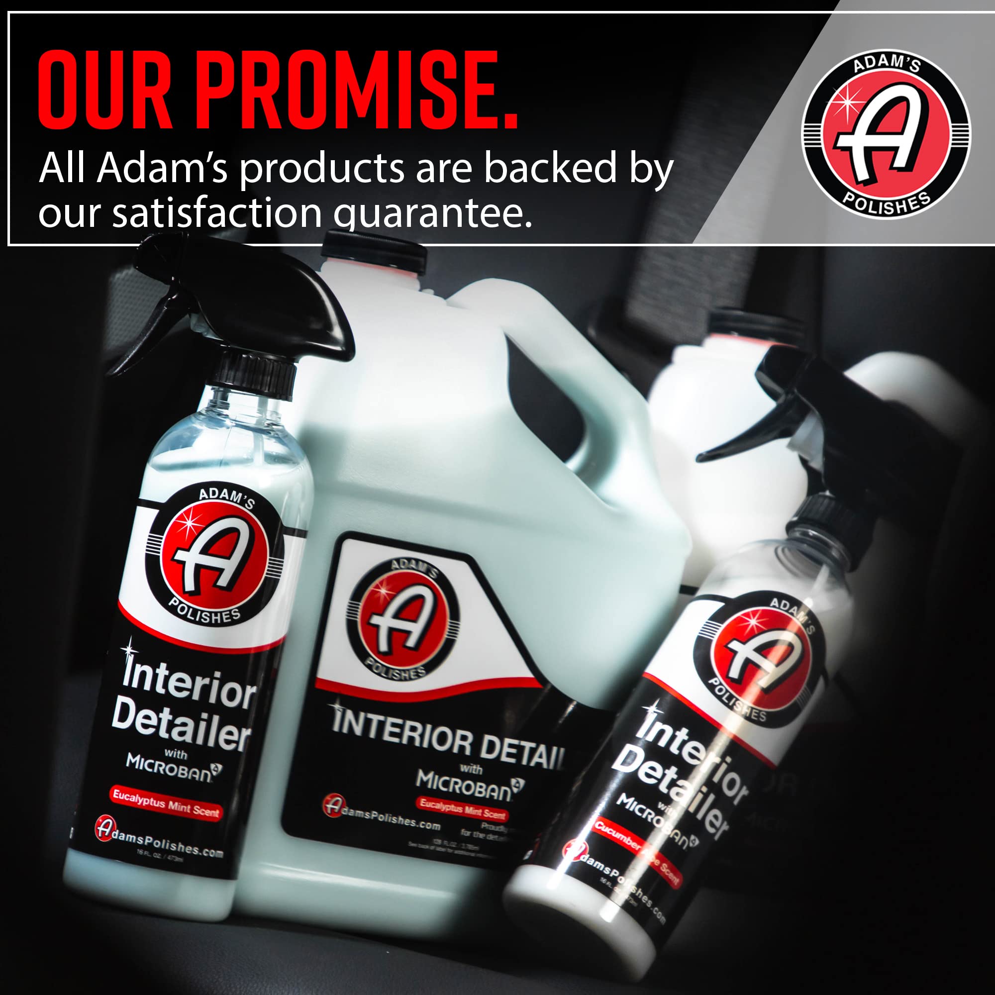 Adam's Interior Detailer Gallon (Sweet Pea) - Total Car Interior Cleaner, Protectant & Dressing, All Purpose Cleaner & Leather Conditioner - Vinyl, Dashboard, Screen, Seat Cleaner & More - Image 7