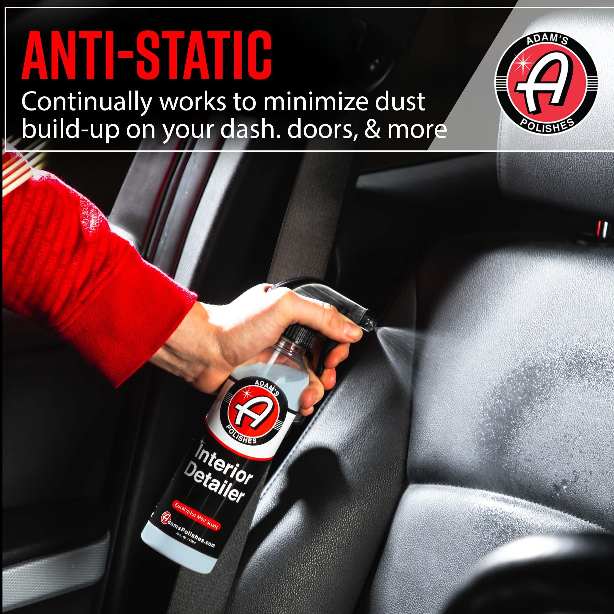Adam's Polishes Interior Detailer 16 fl. oz (Combo) - Total Car Interior Cleaner, Protectant & Dressing | All Purpose Cleaner & Leather Conditioner | Vinyl, Dashboard, Screen, Seat Cleaner & More - Image 7