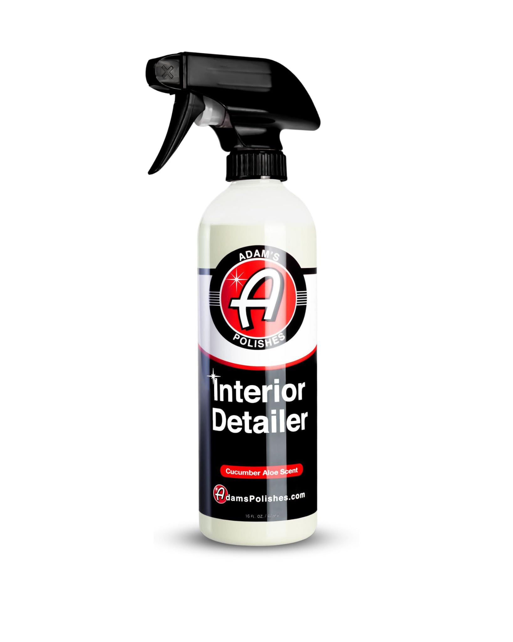 Adam's Polishes Interior Detailer 16 fl. oz (Cucumber Aloe) - Total Car Interior Cleaner, Protectant & Dressing | All Purpose Cleaner & Leather Conditioner | Vinyl, Dashboard, Screen, Seat Cleaner