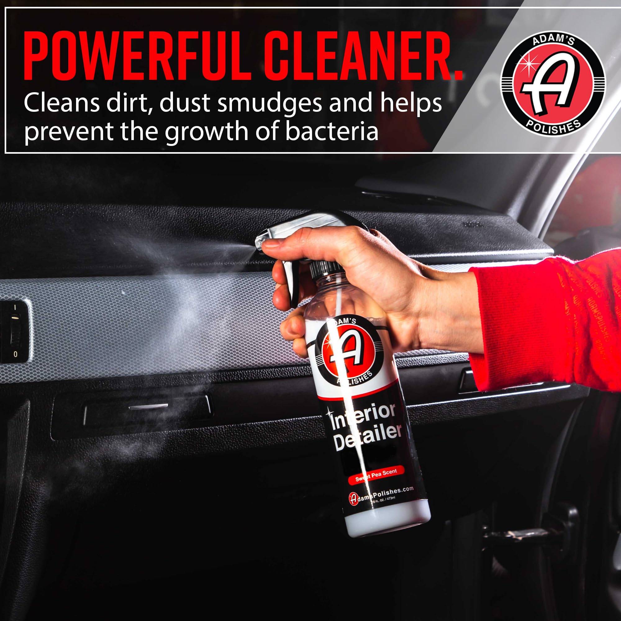 Adam's Interior Detailer Gallon (Sweet Pea) - Total Car Interior Cleaner, Protectant & Dressing, All Purpose Cleaner & Leather Conditioner - Vinyl, Dashboard, Screen, Seat Cleaner & More - Image 5