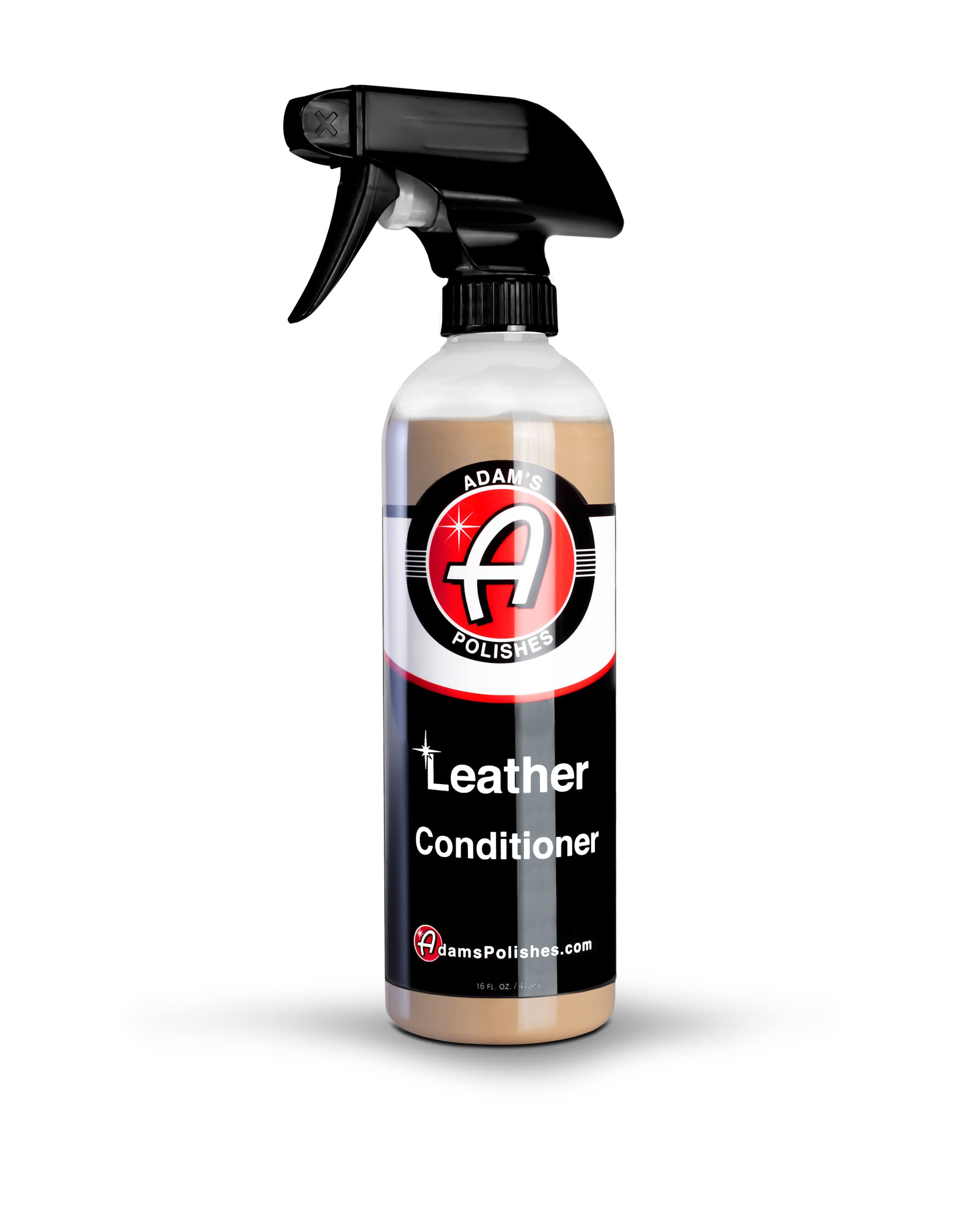 Adam's Polishes Leather Conditioner 16oz - Conditions Leather, Vinyl, and Plastic Interior Surfaces - Contains Premium UV Blockers for SPF 65 Protection - Long Lasting Protection