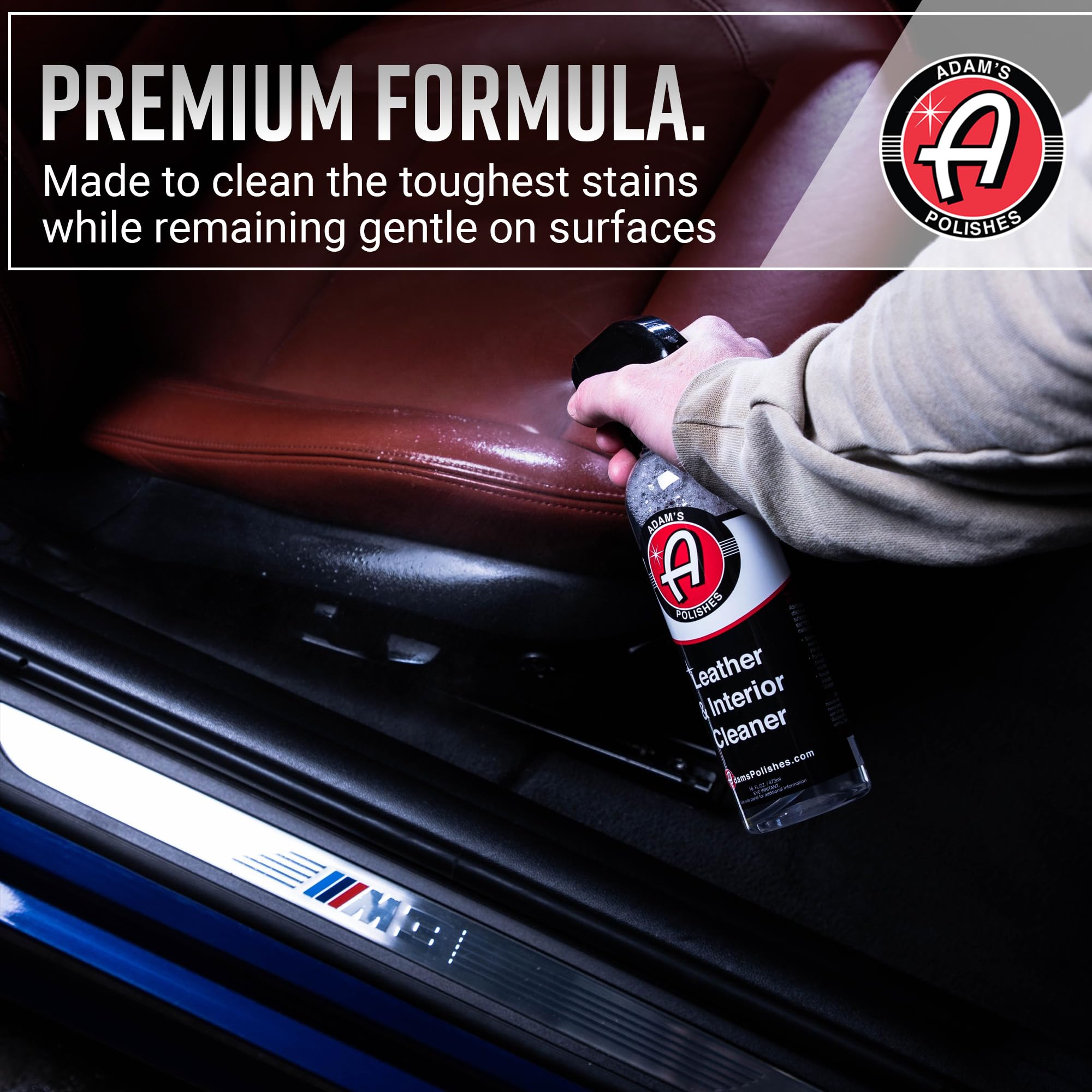Adam's Polishes Leather & Interior Cleaner (6 fl. oz (Foaming)) - Image 5