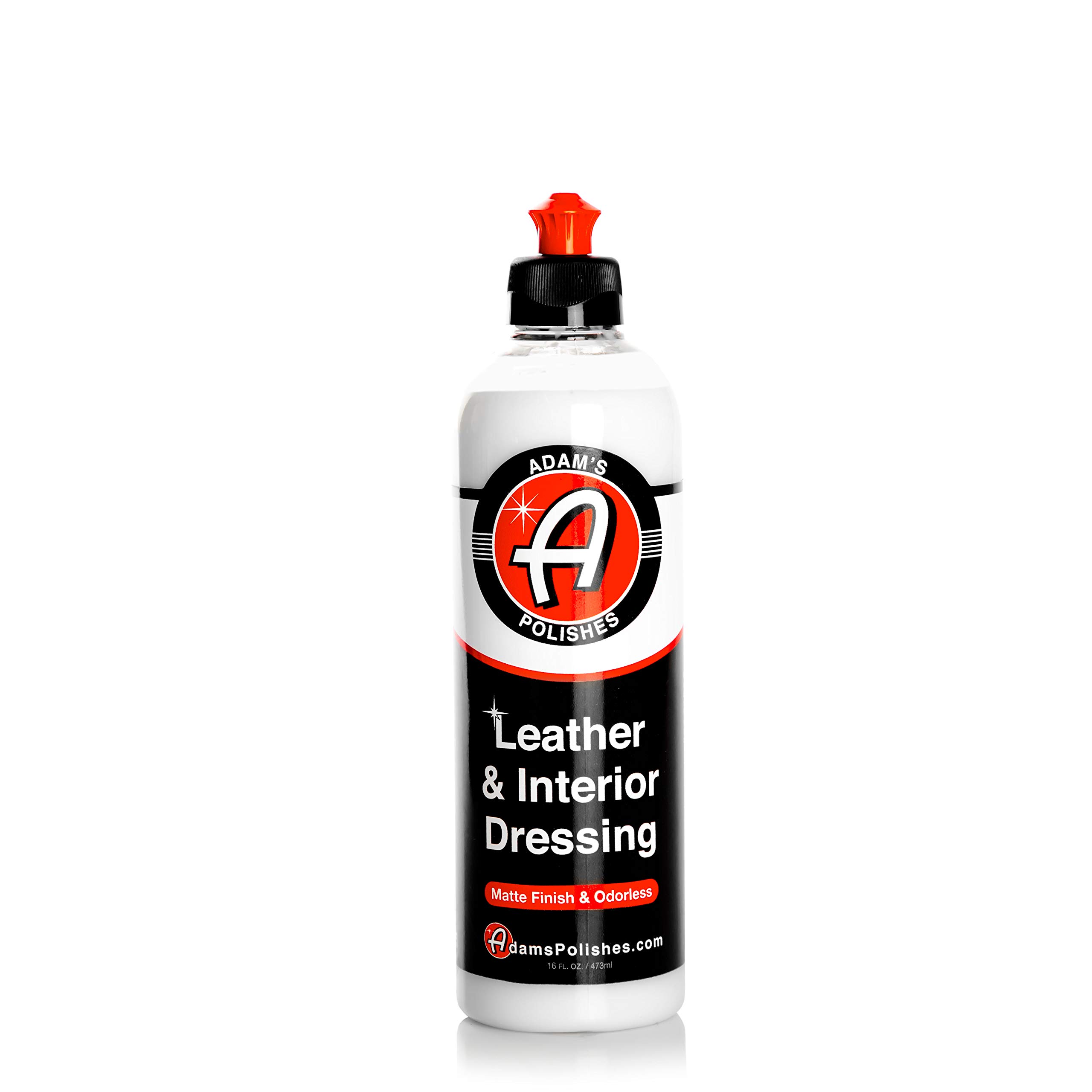 Adam's Polishes Leather & Interior Matte Finish Dressing - Conditions & Restores Leather, Vinyl, Plastic Interior Surfaces - Odorless, Long Lasting UV Protection That Improves Feel of Your Interior