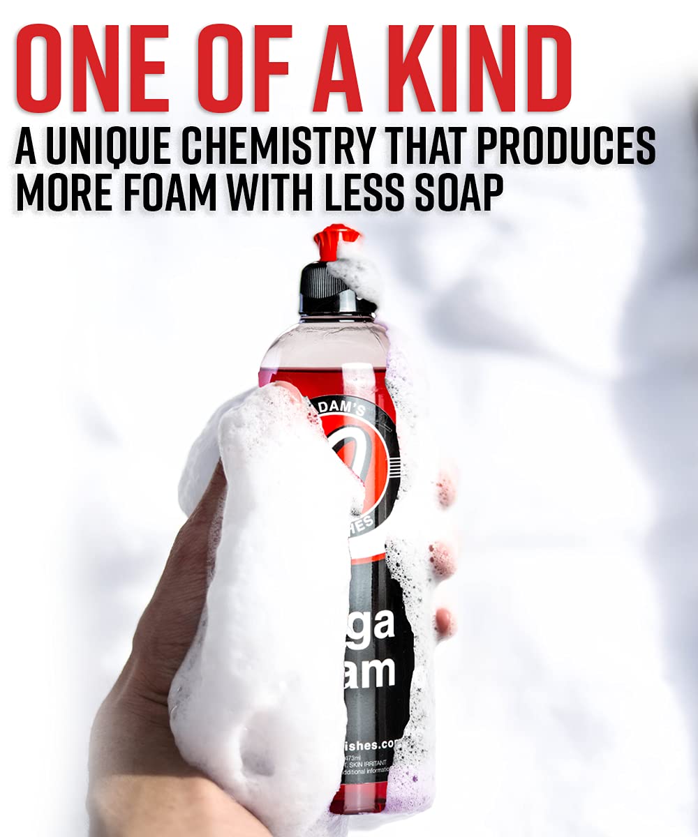 Adam's Polishes Mega Foam Car Washing Bundle - pH Best Car Wash Soap For Foam Cannon, Pressure Washer or Foam Gun | Concentrated Detailing & Cleaning Detergent | Won't Strip Wax or Ceramic Coating - Image 3