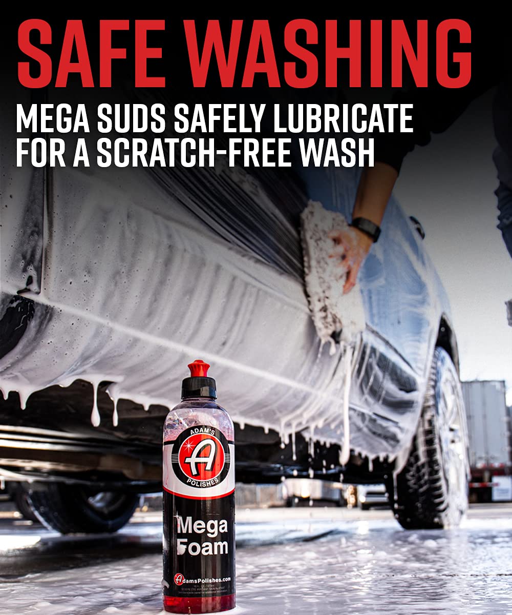 Adam's Polishes Mega Foam Car Washing Bundle - pH Best Car Wash Soap For Foam Cannon, Pressure Washer or Foam Gun | Concentrated Detailing & Cleaning Detergent | Won't Strip Wax or Ceramic Coating - Image 4