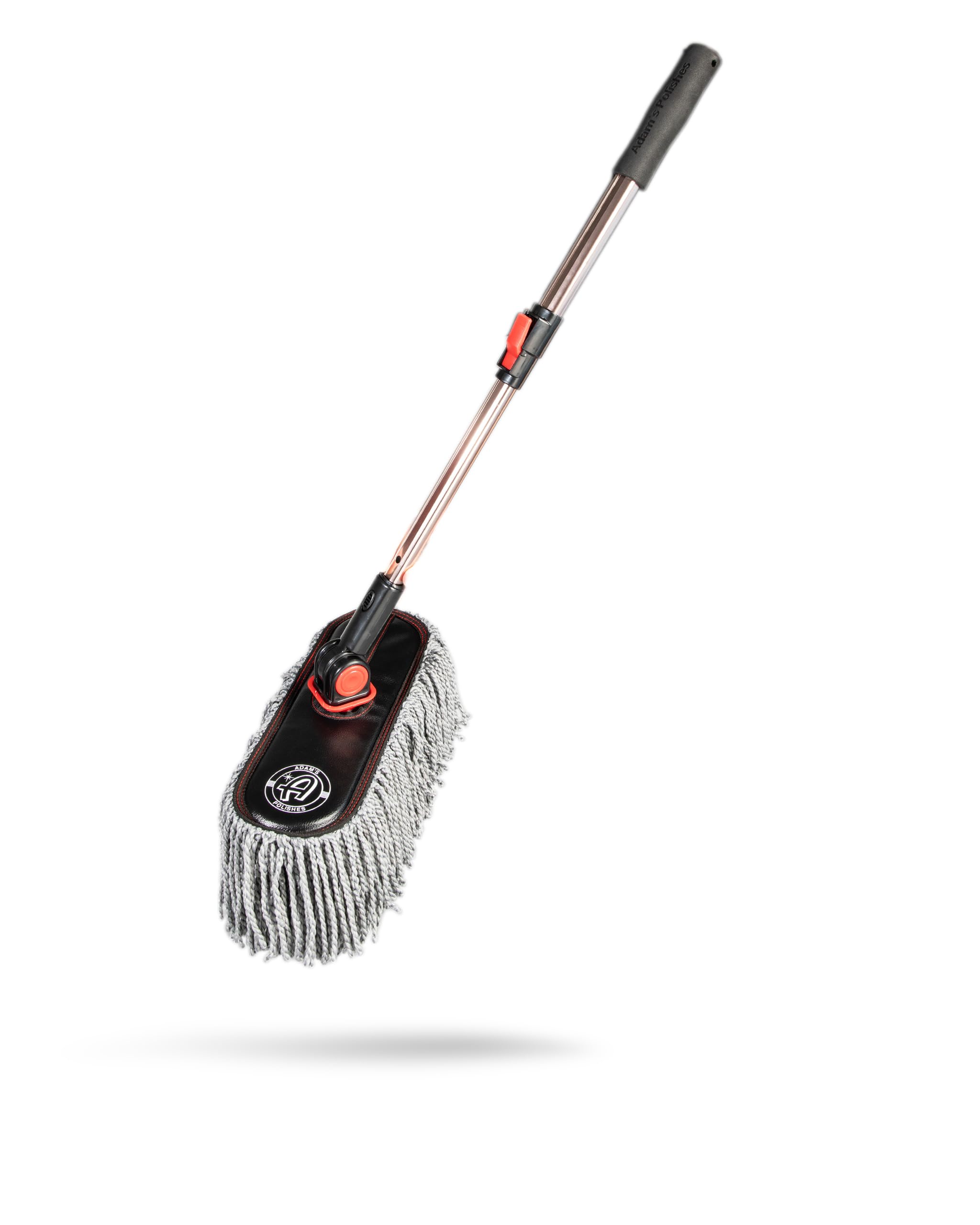 Adam's Polishes Microfiber Duster – Exterior Soft Premium Large Car Duster Kit Extendable Handle with Long Pole, Safe On Paint & Removes Dust, Pollen, Dirt, Cotton, Hair & More